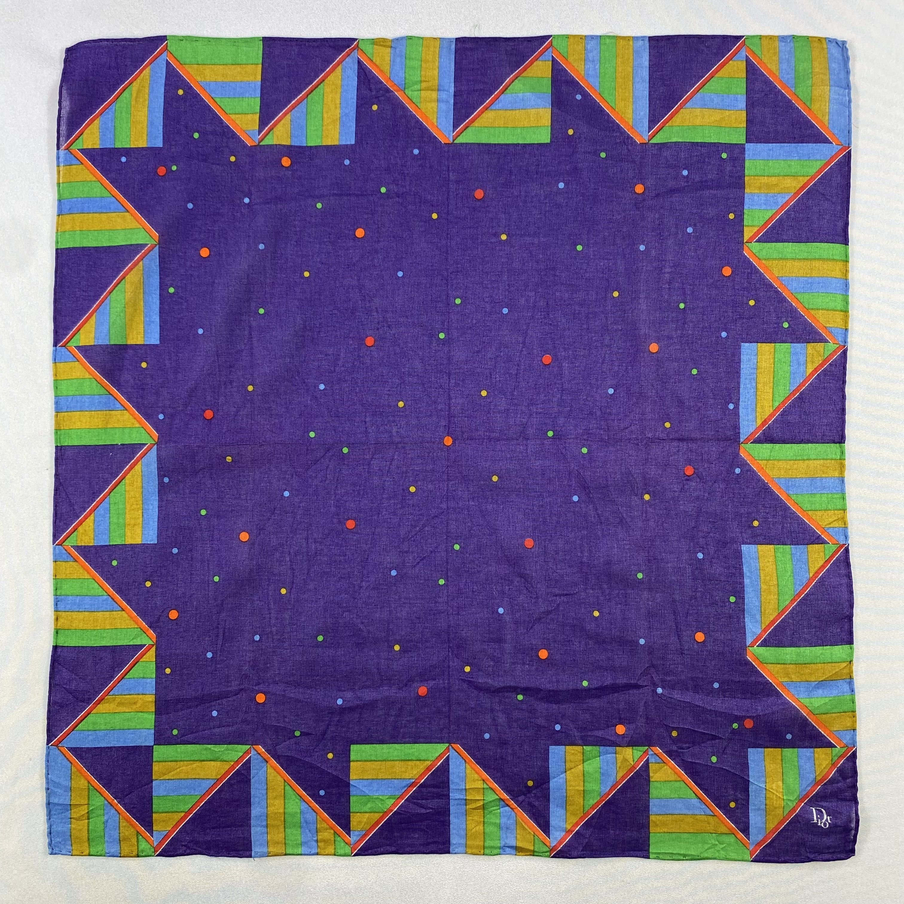 Vintage Dior Bandana/ Handkerchief / Neckerchief Size ONE SIZE - 1 Thumbnail