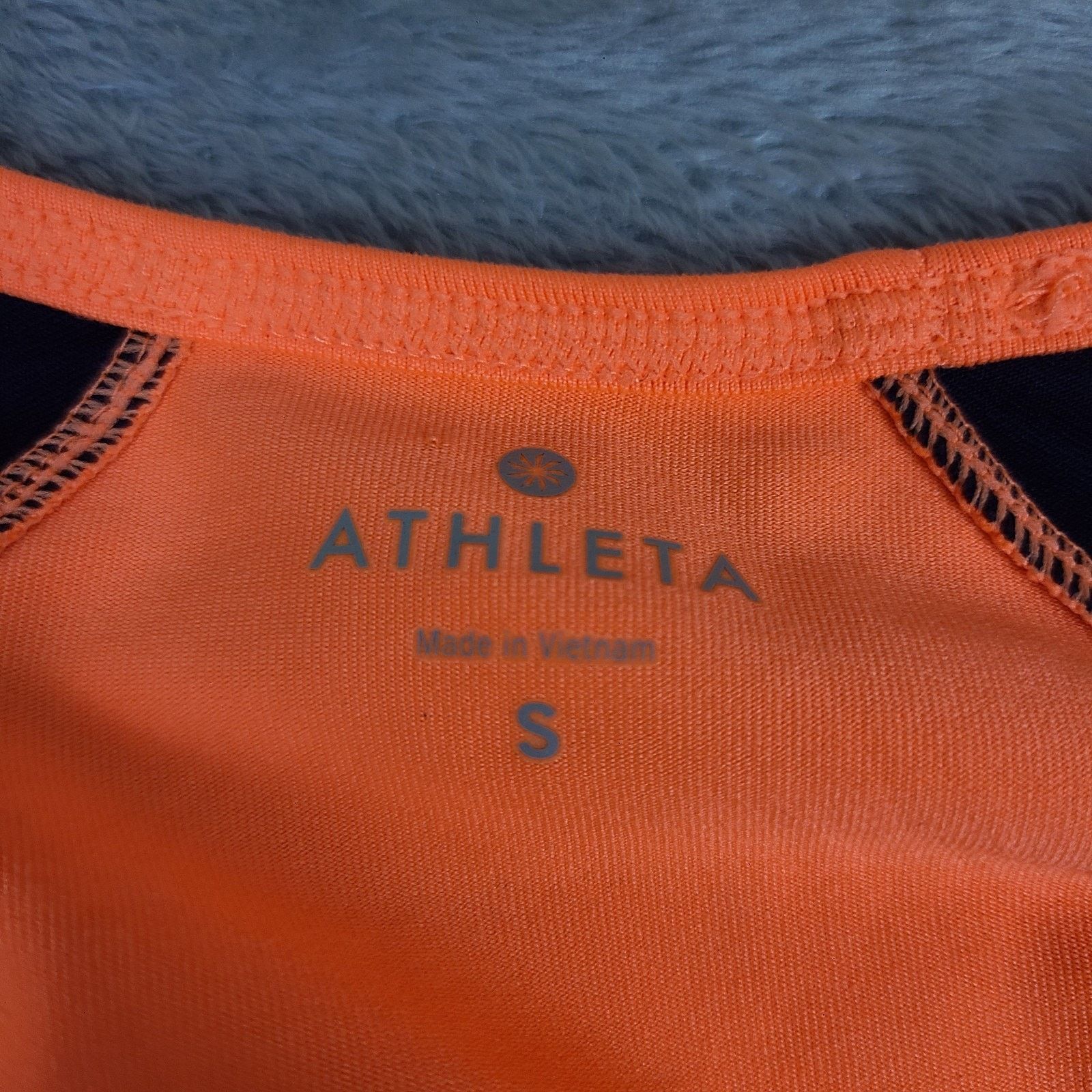 Athleta Athleta Running Wild Mix Crew, Cosmic Orange , Size Small Size S / US 4 / IT 40 - 3 Thumbnail