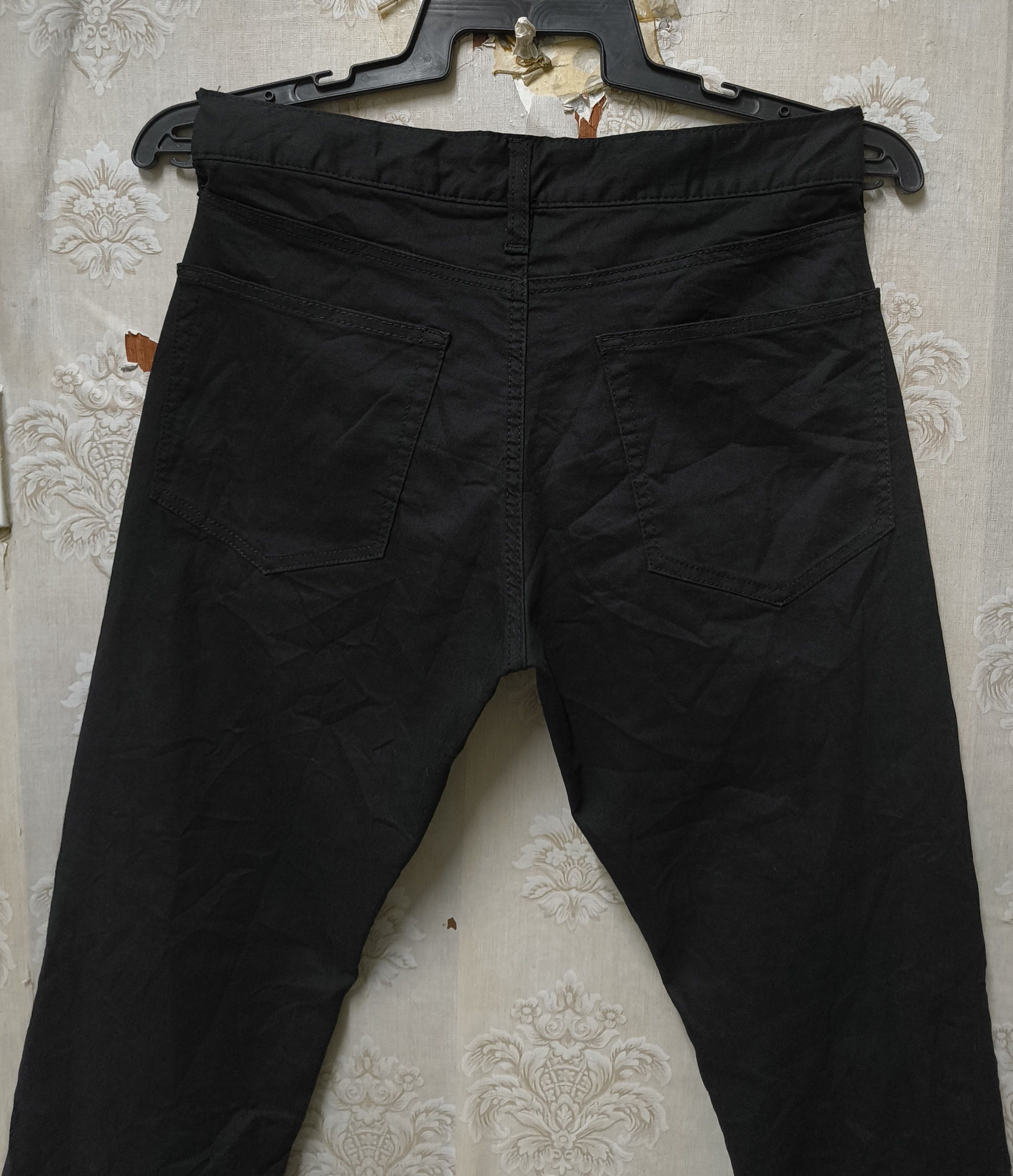 Japanese Brand AVAIL AVANT GARDE JEANS BLACK SKINNY FIT Size US 33 - 9 Thumbnail