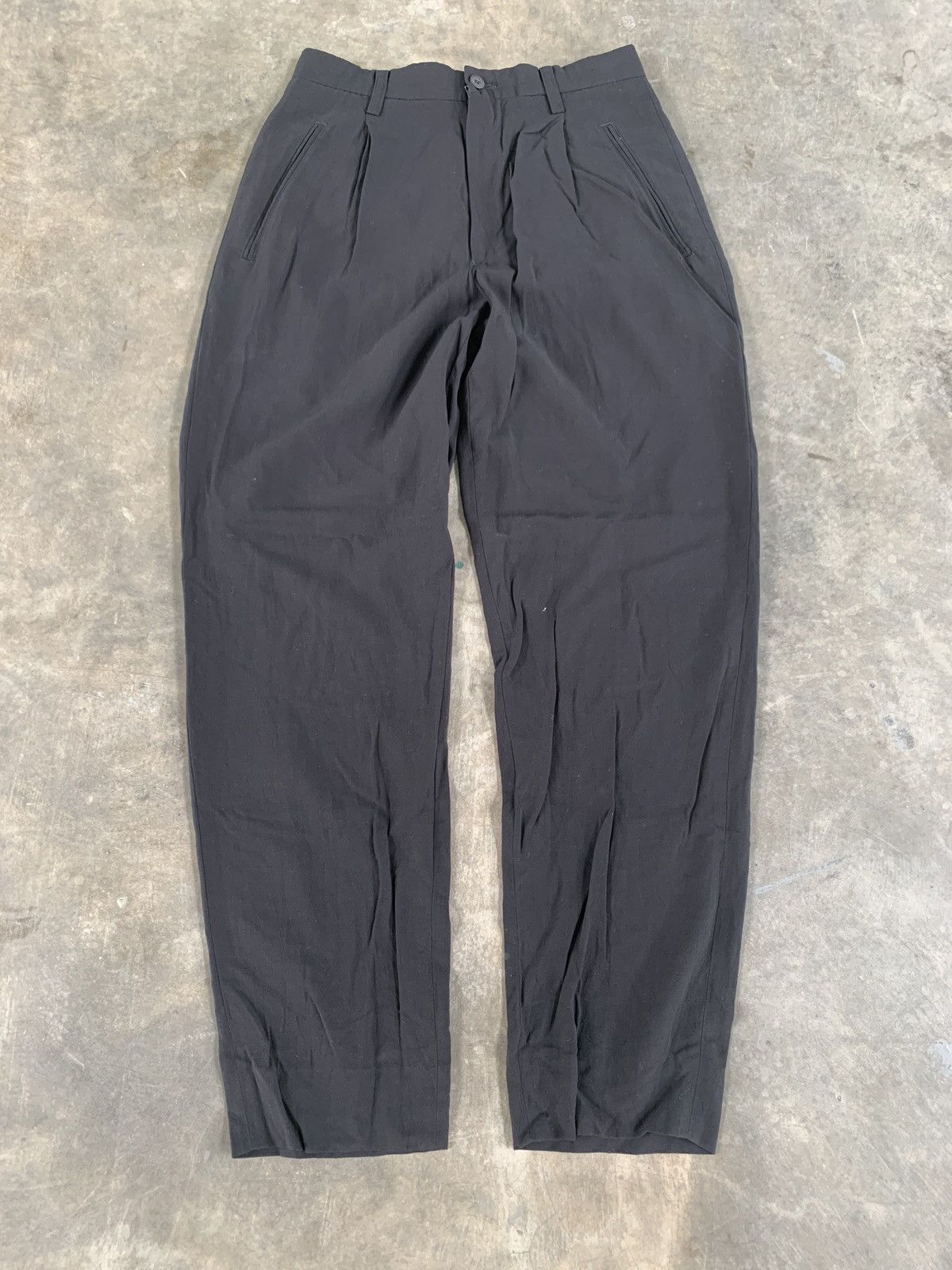 Issey Miyake Issey miyake wide pleated trousers pants Size US 26 / EU 42 - 1 Thumbnail