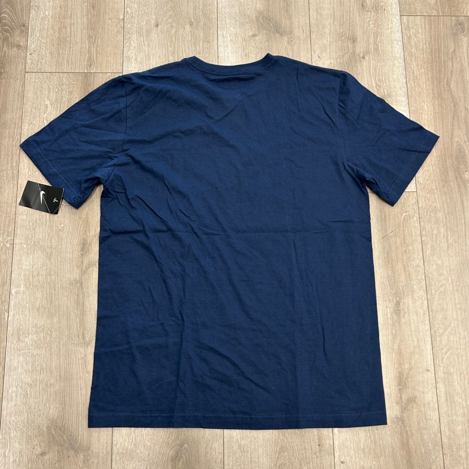Nike New Nike Just Do It Vertical Logo Teal Navy Tee T Shirt Size US L / EU 52-54 / 3 - 6 Thumbnail