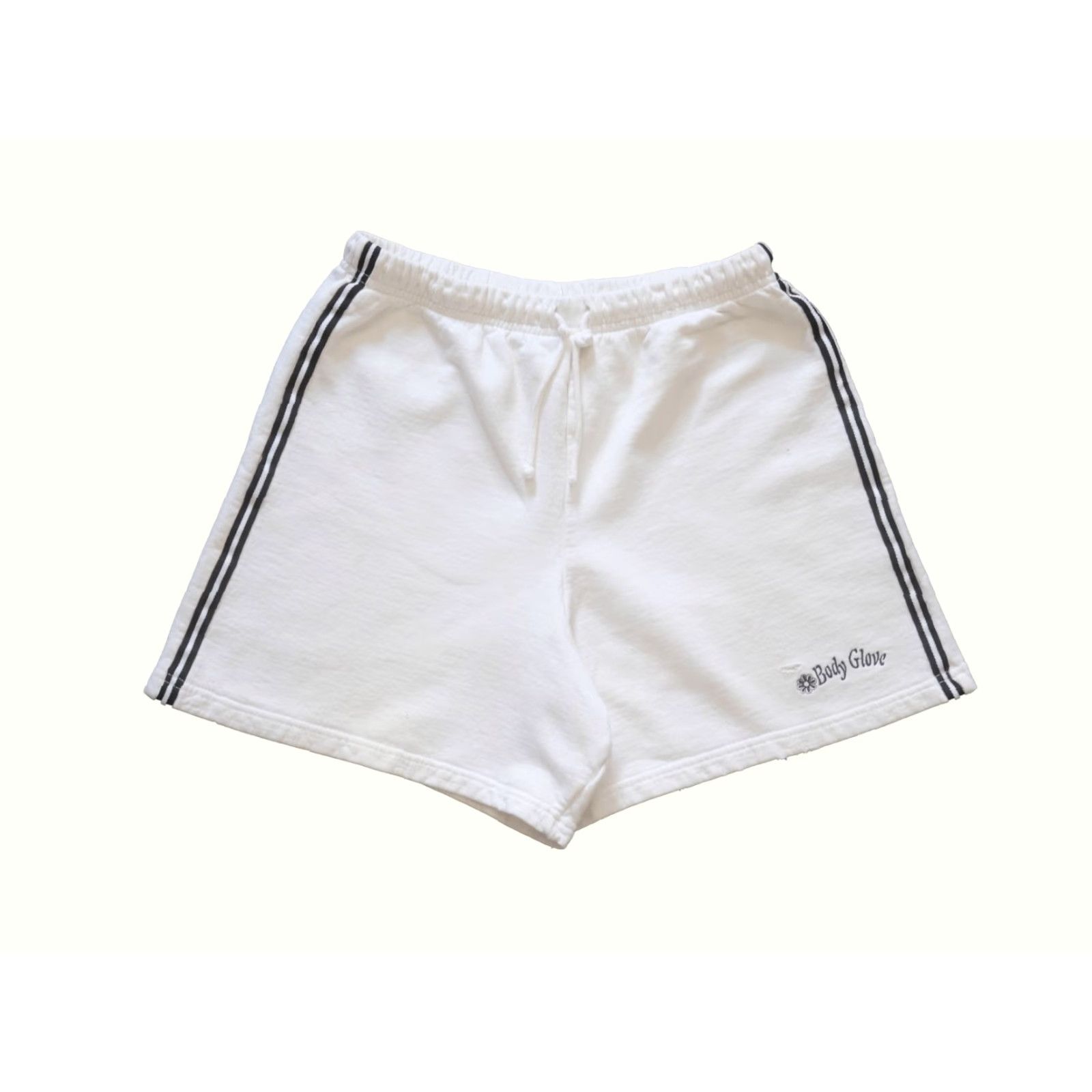 Body Glove BODY GLOVE CANADA MADE VTG 90s RETRO WHITE 4" COTTON DISTRESSED SHORTS WMNs SZ M 28" WAIST 4" INSEAM SHORTS Size 32" / US 10 / IT 46 - 2 Thumbnail