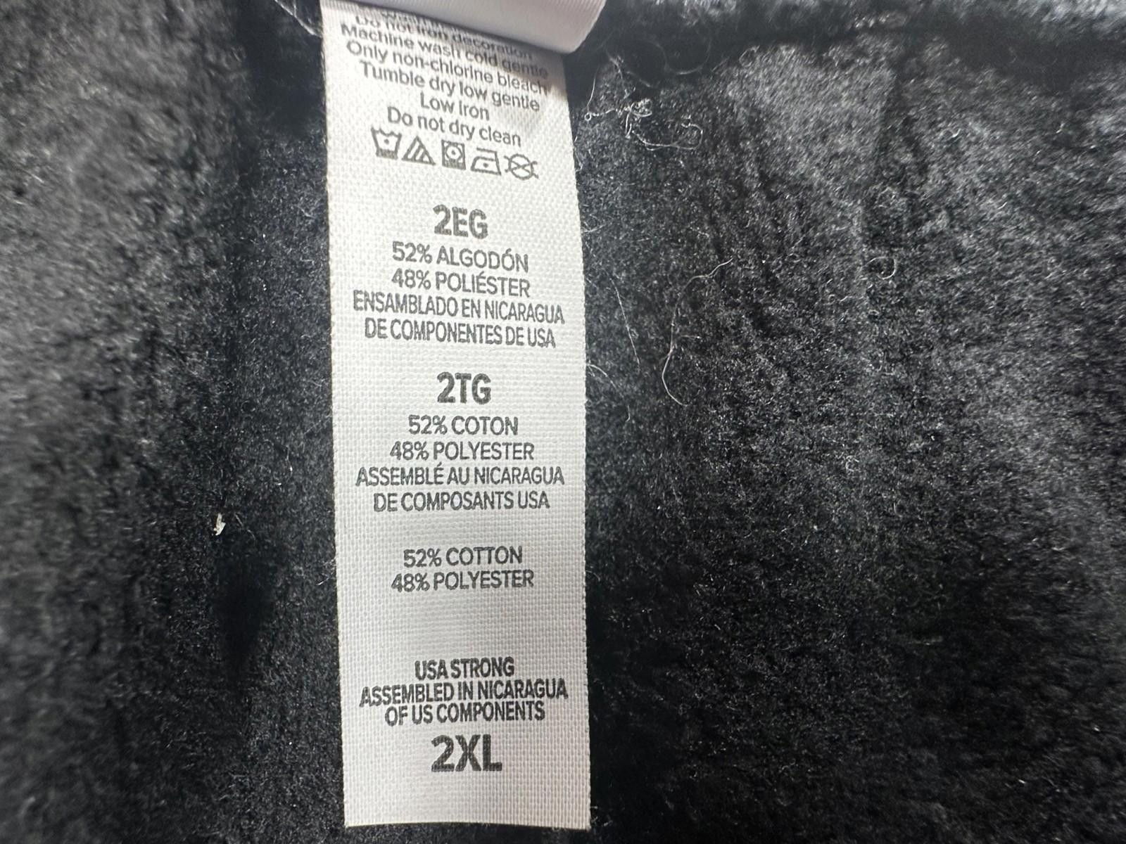 Other Bella Canvas Fleece Straight Leg Sweatpants Black Womens 2XL Size 42" / US 20 - 5 Thumbnail
