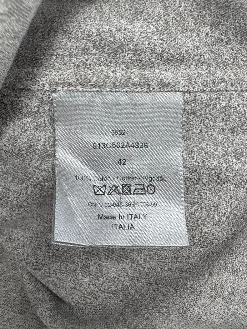 Dior Dior Gray White Gradient Print Shirt. Size US XXL / EU 58 / 5 - 7 Thumbnail