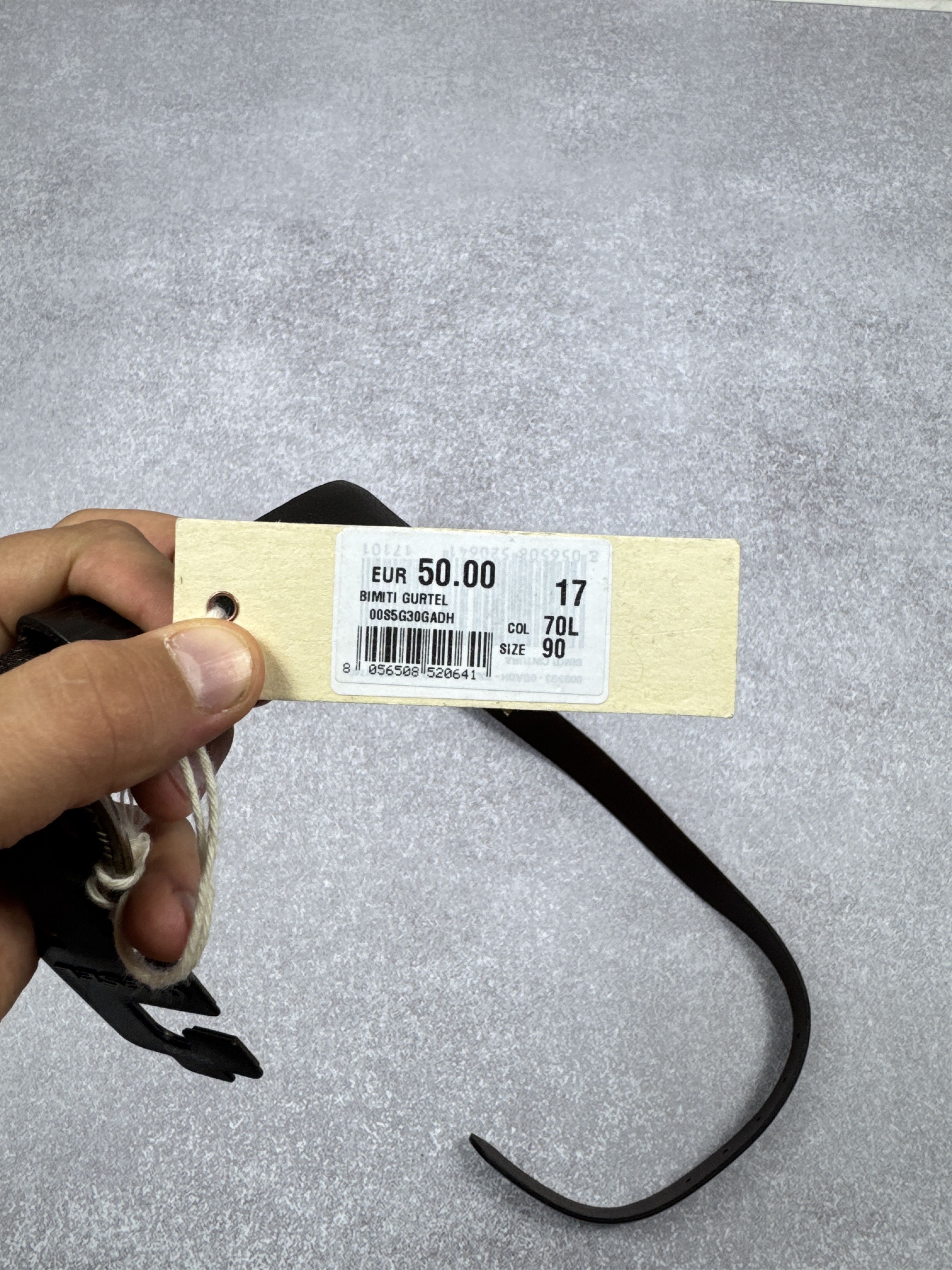 Diesel × Leather NEW DIESEL BIMITI GURTEL BROWN LEATHER BELT SIZE 90cm / 36 Size 36 - 4 Thumbnail