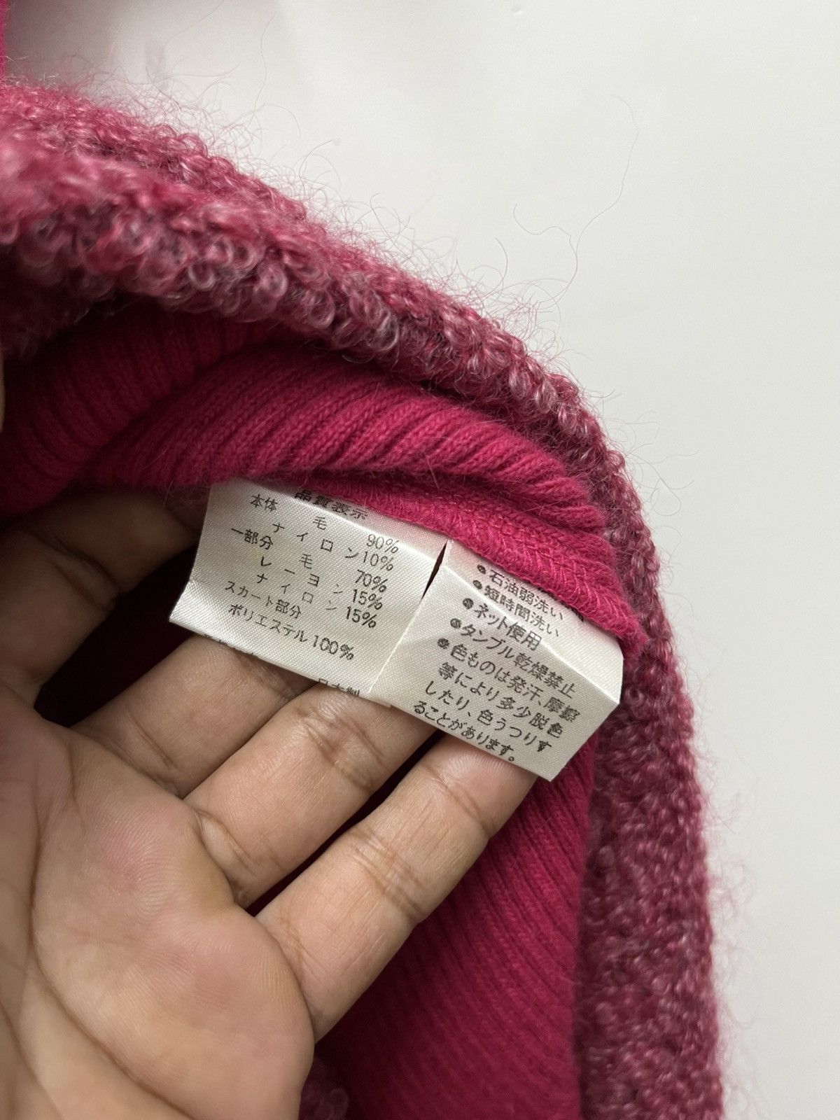 Balenciaga Balenciaga Paris La Mode Mohair Knitwear Dress Pink Size 38 Size XS / US 0-2 / IT 36-38 - 9 Thumbnail