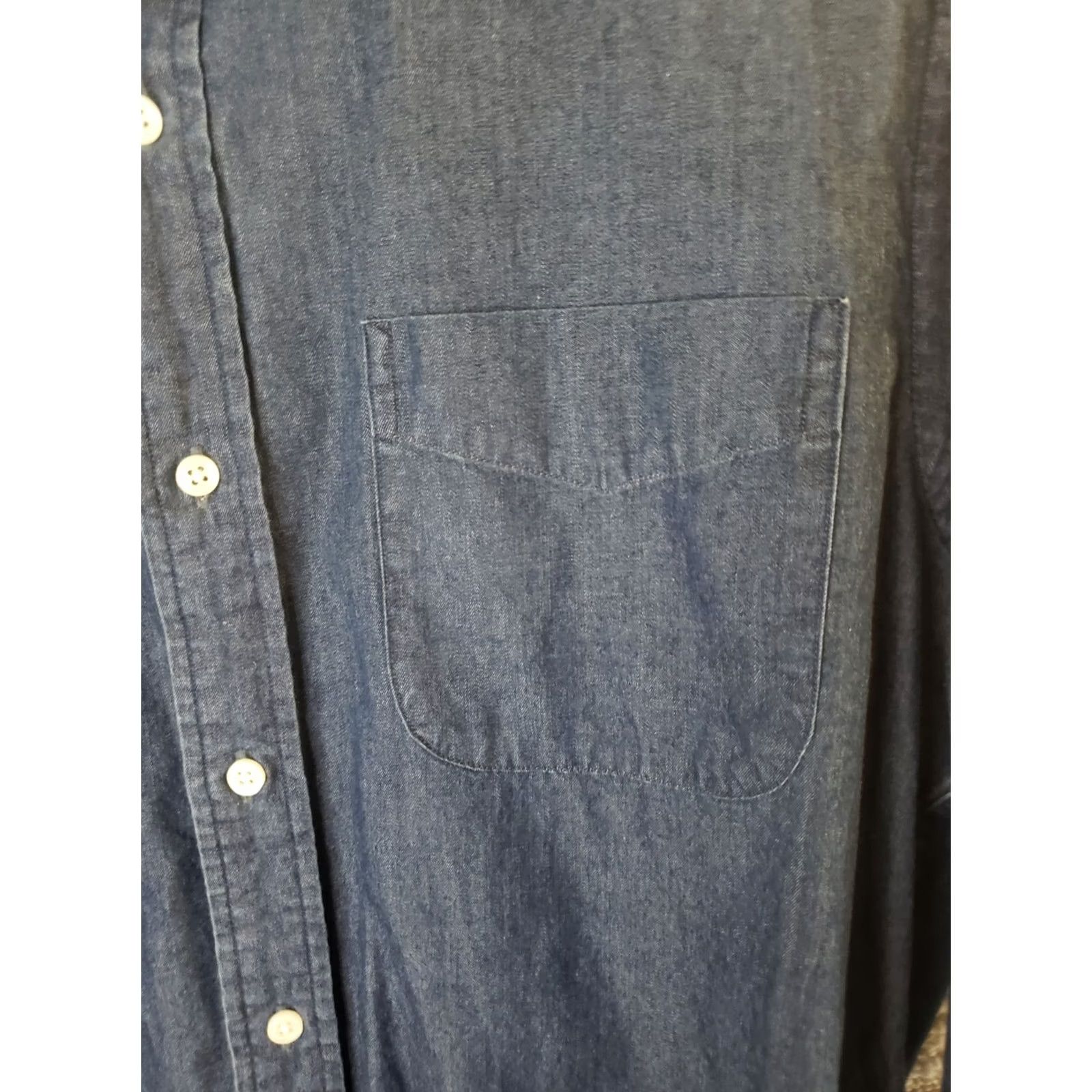 Ralph Lauren Lauren Ralph Lauren Shirt Men M Blue Denim Classic Fit Button L. S. 15 X 32/33 Size US M / EU 48-50 / 2 - 5 Thumbnail