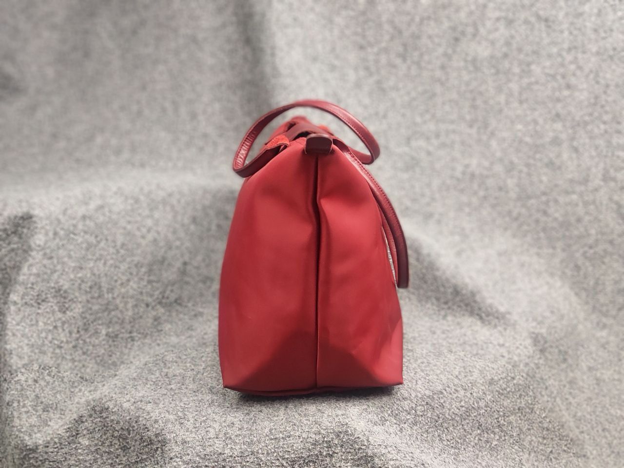 Longchamp Longchamp Le Pliage Néo wine nylon leather tote bag Handbag Size ONE SIZE - 5 Thumbnail