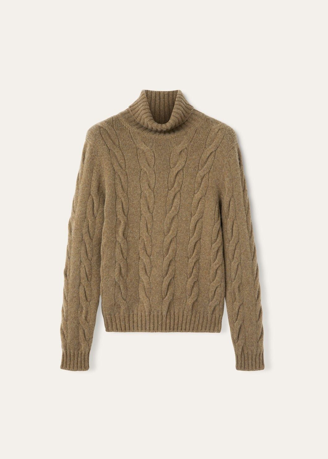 Loro Piana o1w1db10725 FAO3411 Napier Turtleneck Sweater in Brown Size US M / EU 48-50 / 2 - 1 Thumbnail