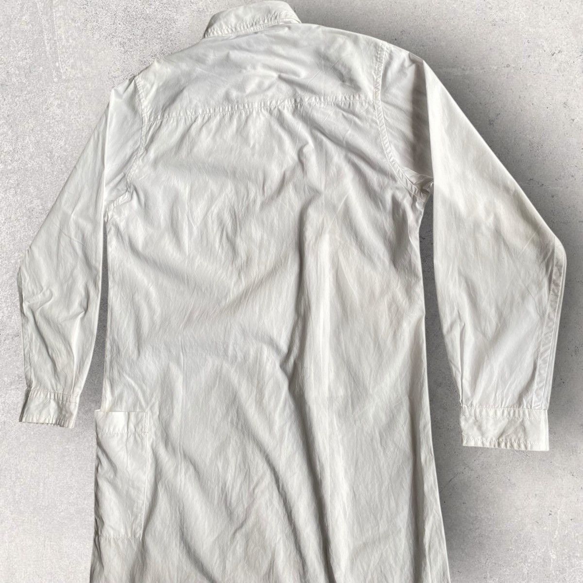 Yohji Yamamoto SS19 Long Shirt With Pockets Size US S / EU 44-46 / 1 - 5 Thumbnail