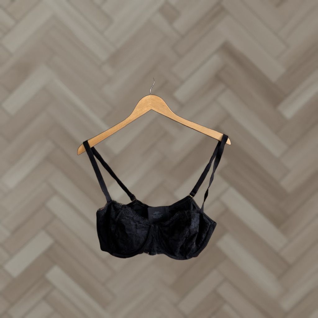 Vintage Soma Womens Black Knit Push Bra Size 36DD Size ONE SIZE - 1 Thumbnail