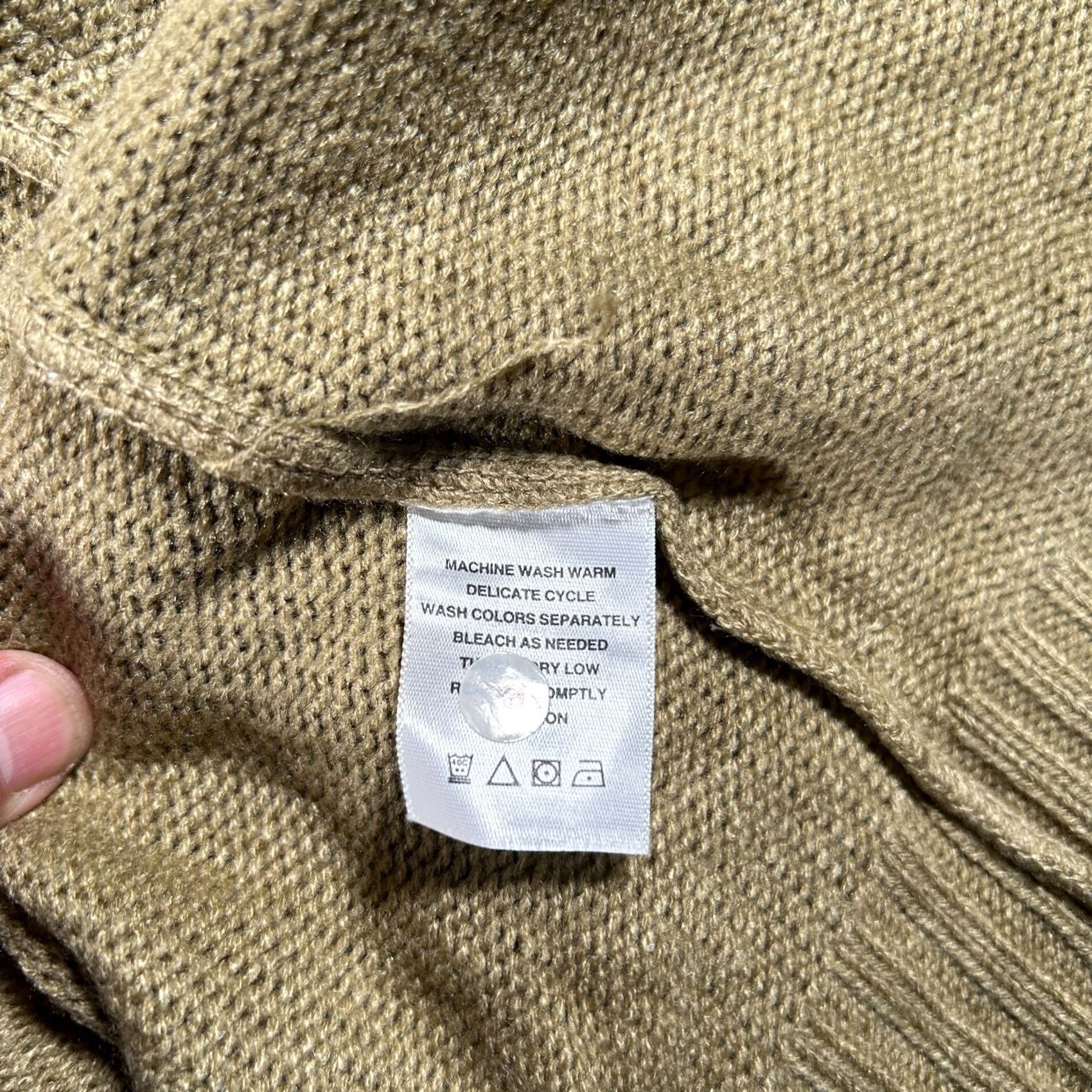 Vintage King Size Jacket Men 3XLB Big Green Full Zip Knit Bomber Long Sleeve Size US XXL / EU 58 / 5 - 4 Thumbnail
