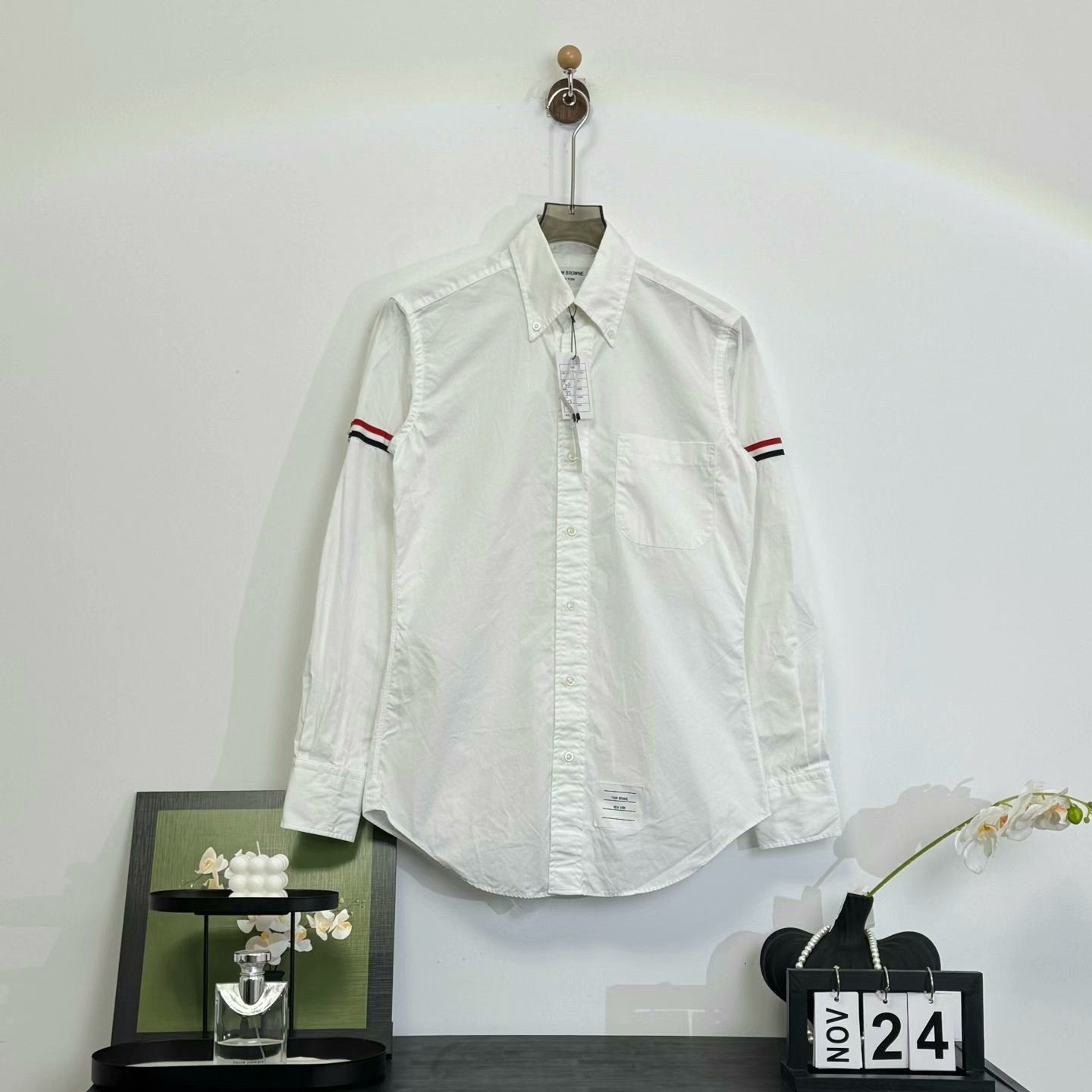 Thom Browne Thom Browne White Double-Sleeve Shirt Size 1 Size US S / EU 44-46 / 1 - 1 Thumbnail