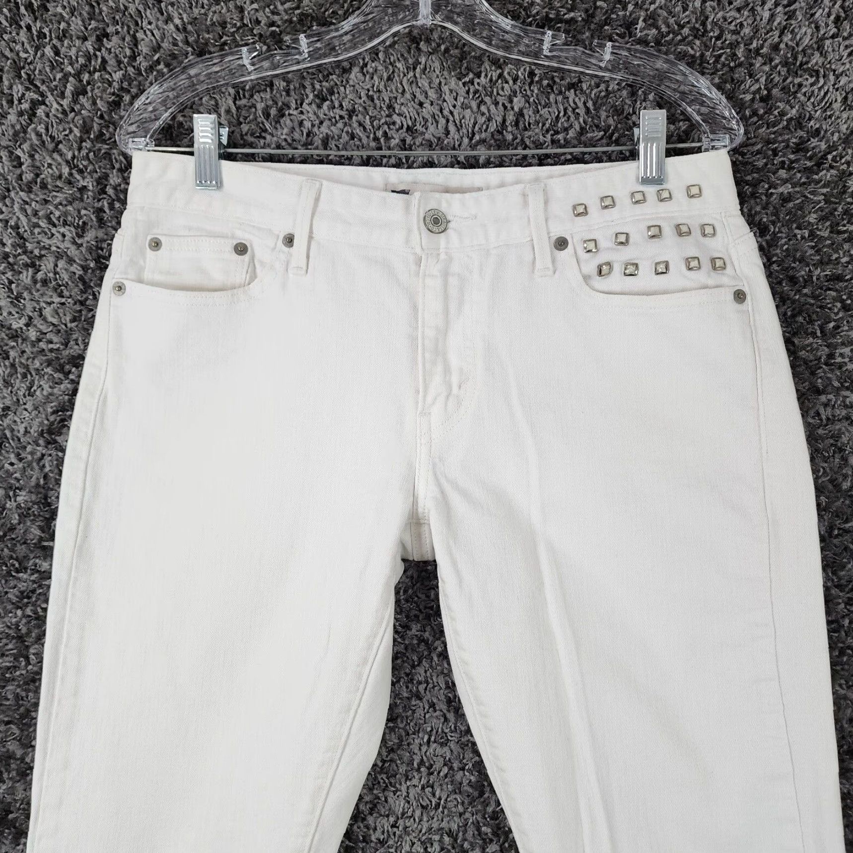 Levi's VINTAGE Levi's Womens Skinny Jeans Size 8 White Women Fall 90s Size 30" / US 8 / IT 44 - 2 Thumbnail
