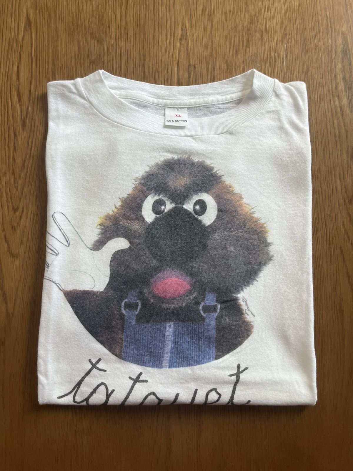 Arts & Science Vintage Tatayet Hand puppet by Michel Dejeneffe 91’s Tshirt Size US XL / EU 56 / 4 - 1 Thumbnail