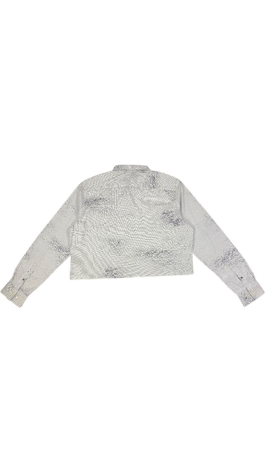 Vintage Avant Garde Cropped Distressed Spikes Geology Shirt Size US L / EU 52-54 / 3 - 3 Thumbnail