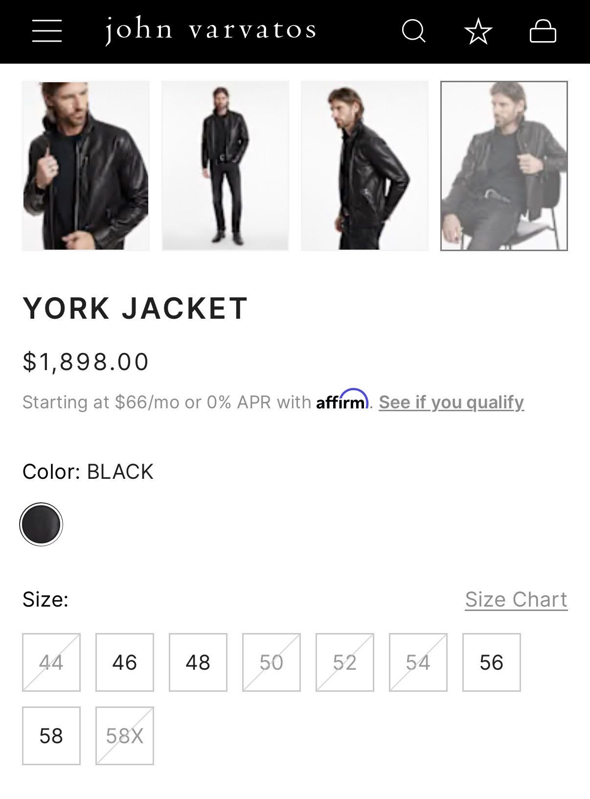 John Varvatos John Varvatos York Leather Jacket Size US L / EU 52-54 / 3 - 8 Thumbnail
