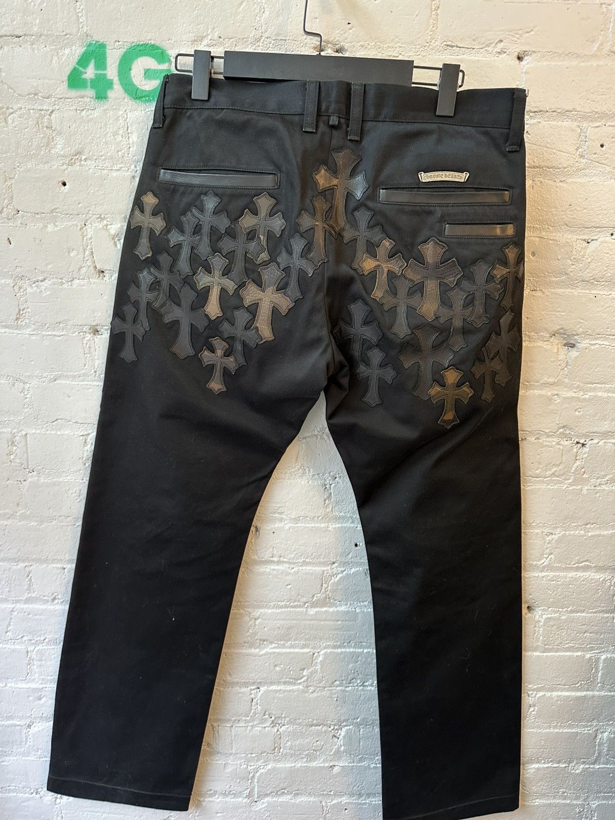 Chrome Hearts Chrome Hearts CROSS patch flooded jeans Size US 34 / EU 50 - 2 Thumbnail