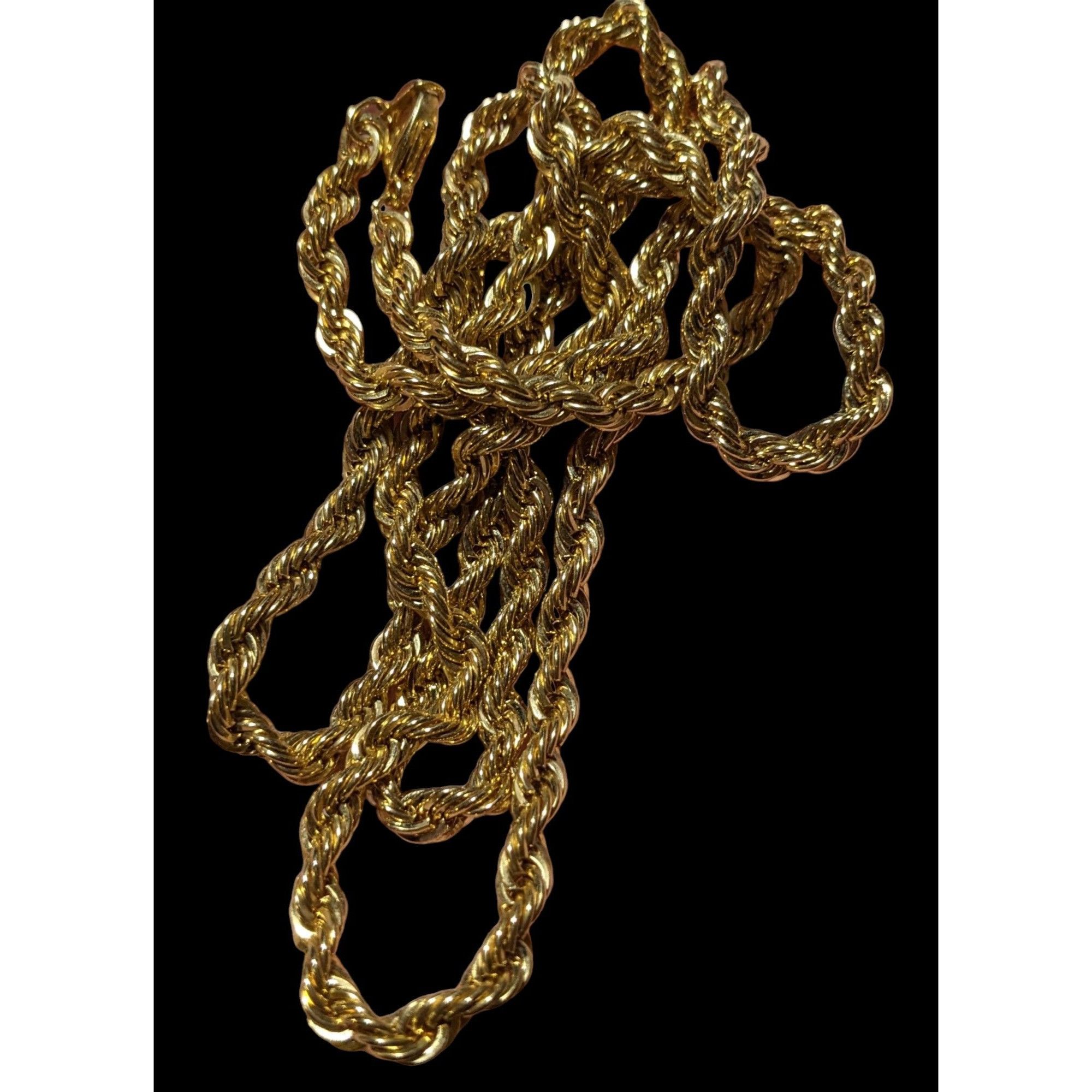 Other Bright Gold Classic Rope Chain Necklace Size ONE SIZE - 4 Thumbnail