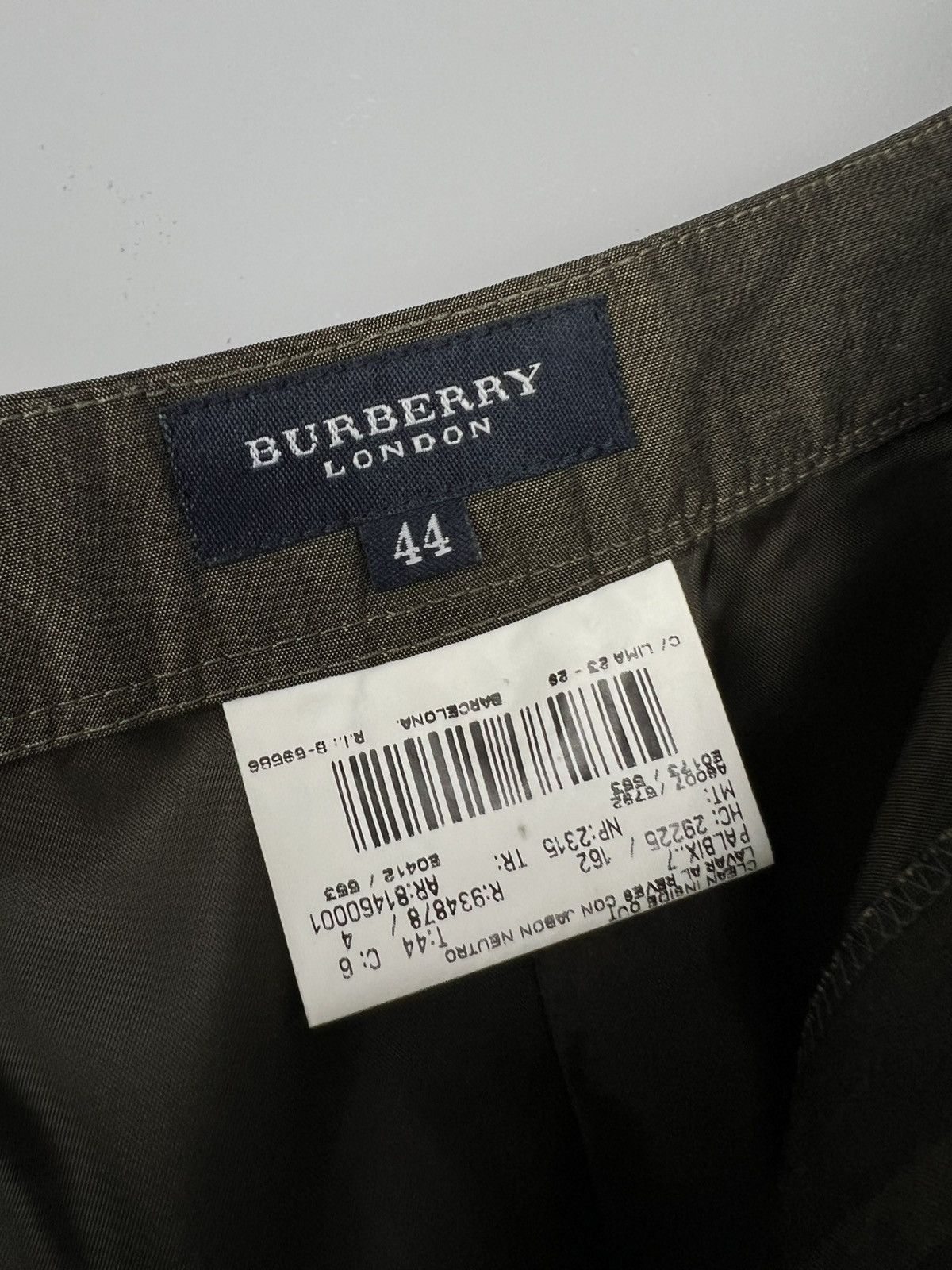 Burberry × Vintage Burberry Vintage Khaki Nylon Casual Chino Pants Size 29" - 9 Thumbnail