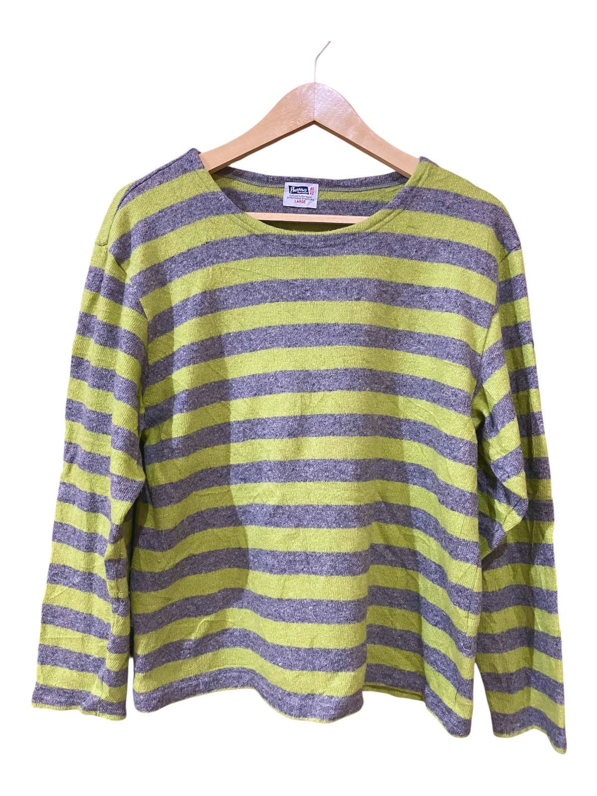 Japanese Brand Pherrows Sportswear Knit Sweater Size L / US 10 / IT 46 - 1 Thumbnail
