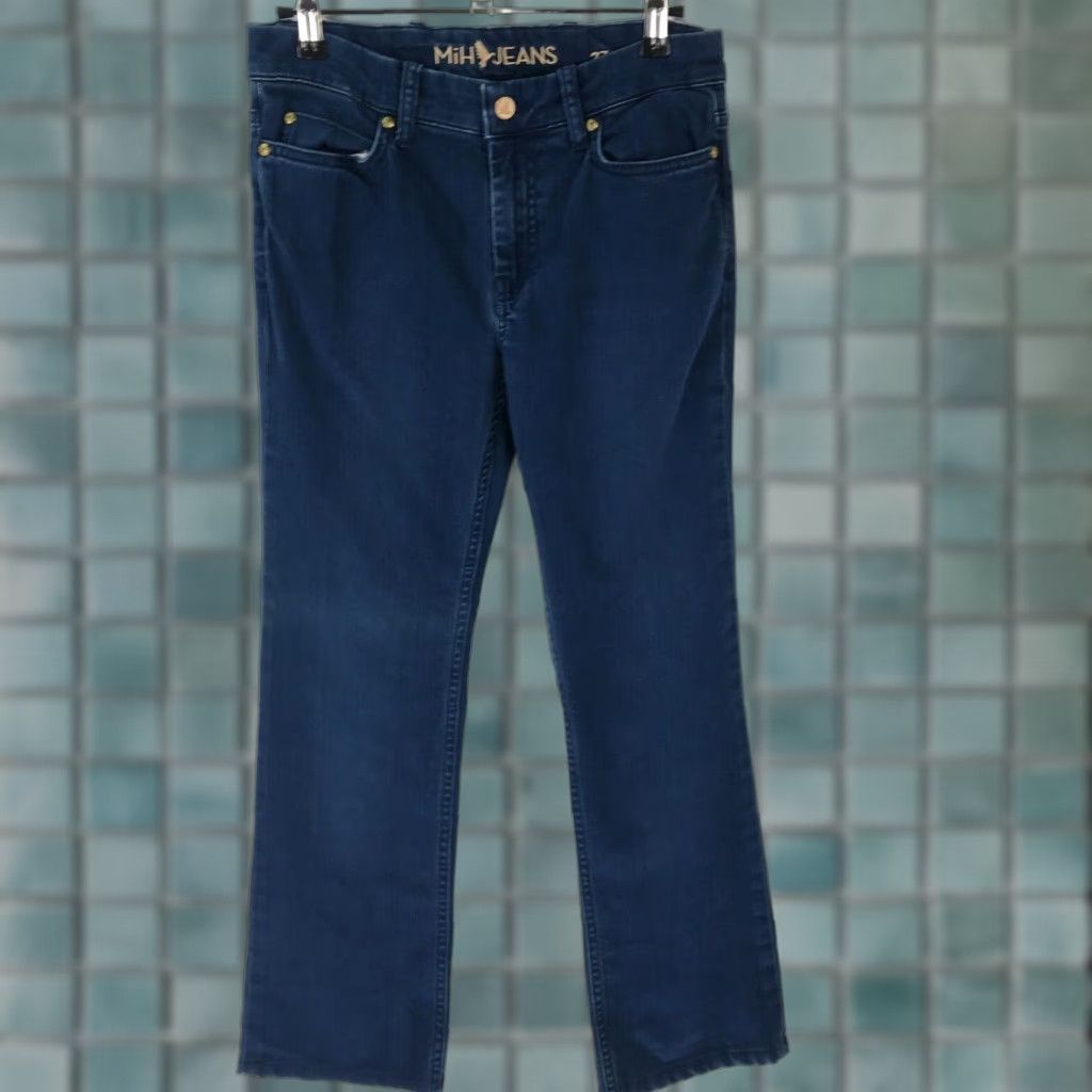Vintage MiH Jeans Womens The London Mid Rise Subtle Bootcut Blue Denim Jeans Size 27 Size 30" / US 8 / IT 44 - 1 Thumbnail