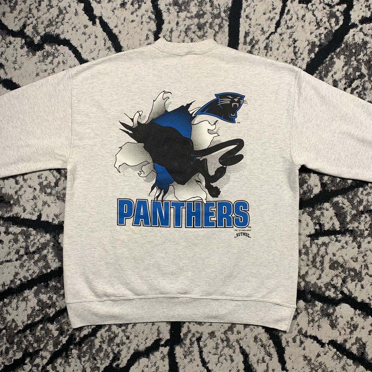 Nutmeg Vintage 1993 Nutmeg Carolina Panthers Crewneck Sweatshirt Size US XL / EU 56 / 4 - 4 Thumbnail