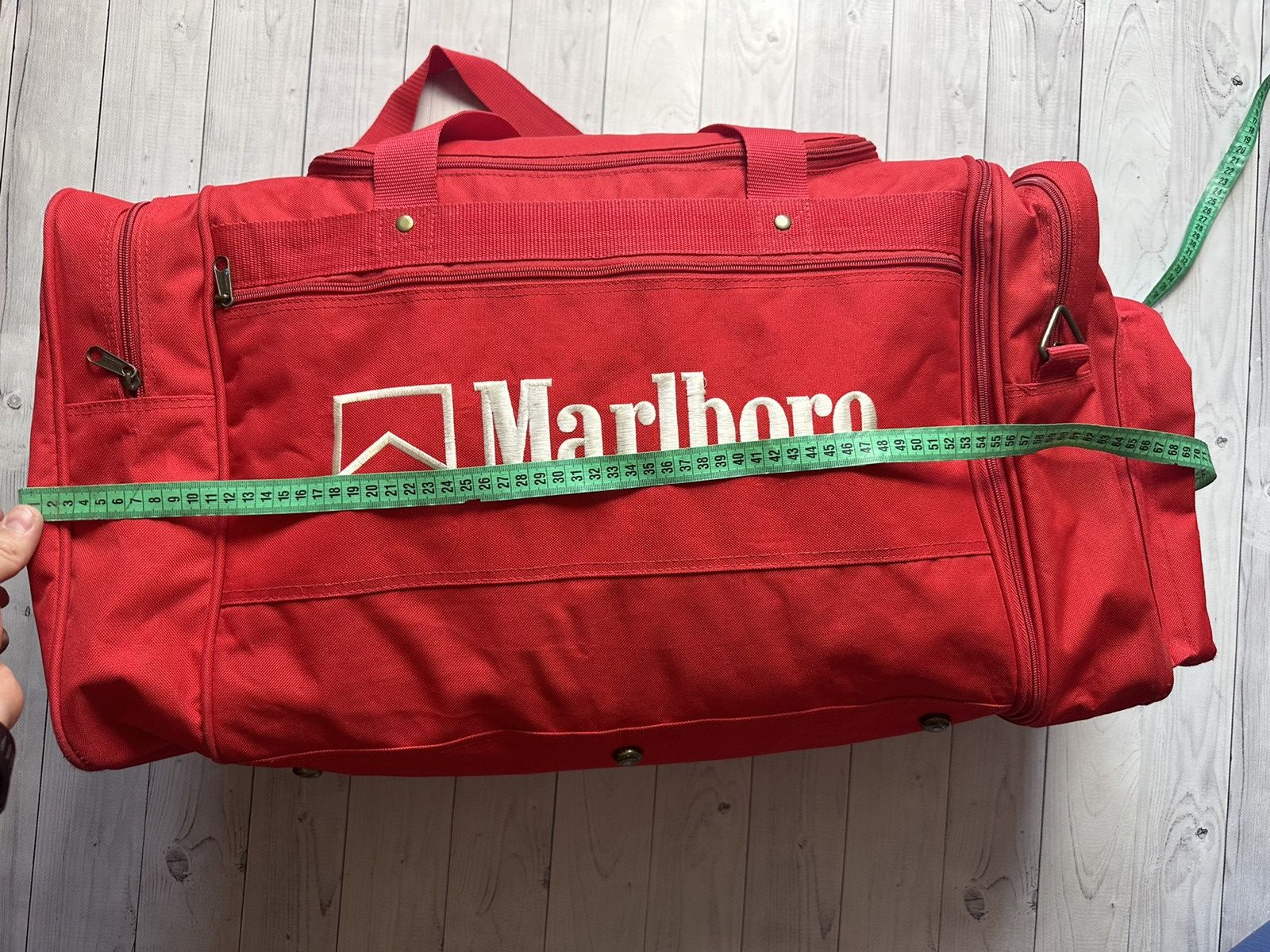 Marlboro Vintage Marlboro bag + backpack transformer rare big logo Size ONE SIZE - 14 Thumbnail
