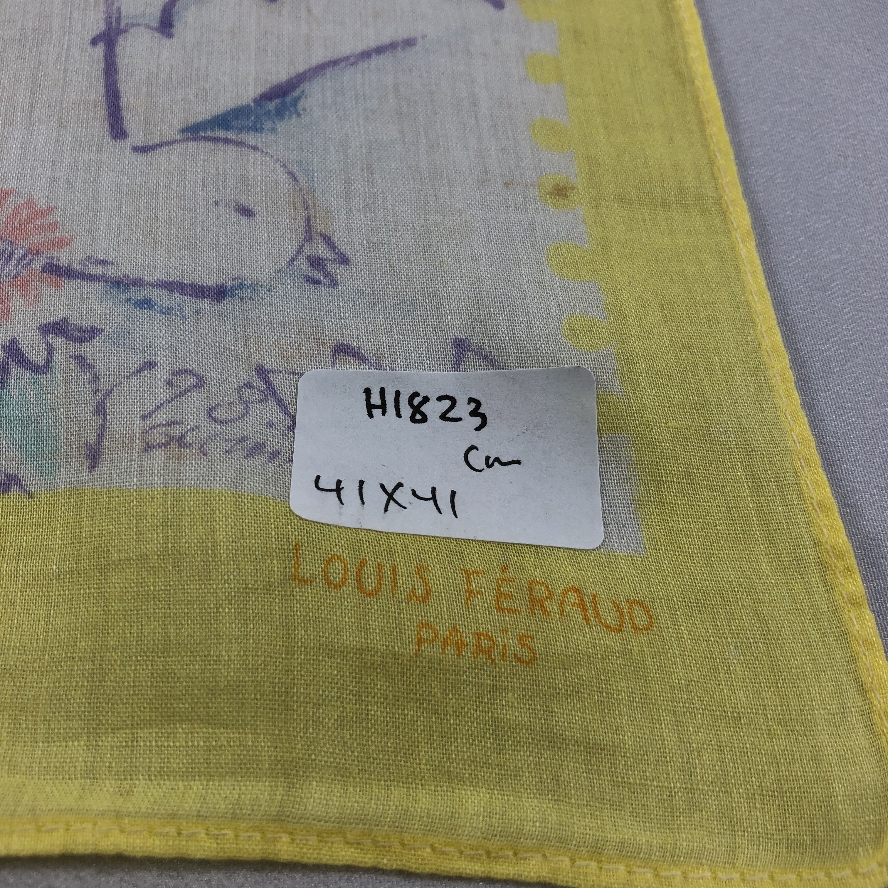 Louis Feraud × Vintage Louis Feraud Handkerchief Neckerchief Bandana H1823 Size ONE SIZE - 17 Thumbnail