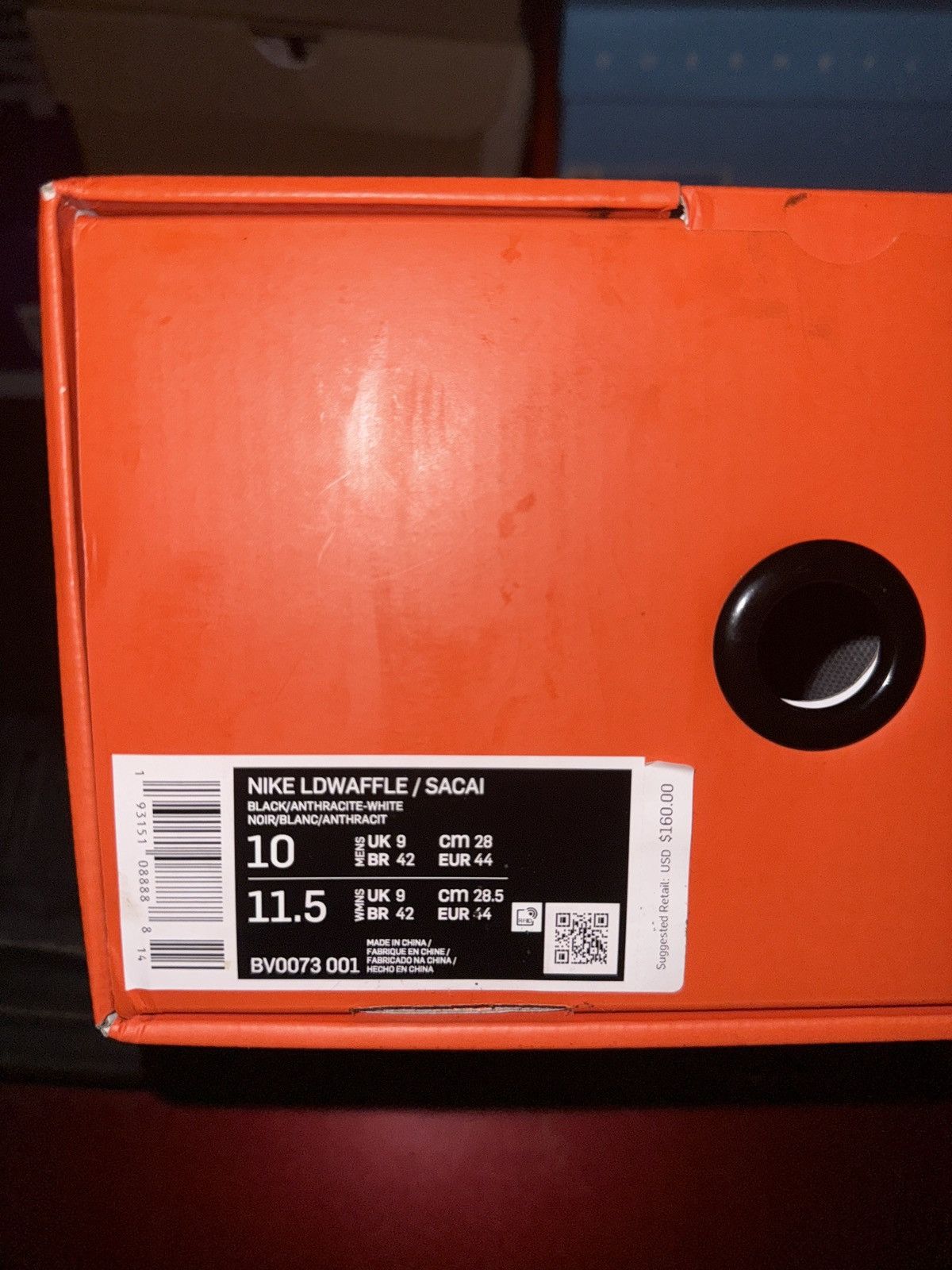Nike × Sacai Nike Sacai LDWaffle Black Size US 10 / EU 43 - 1 Thumbnail