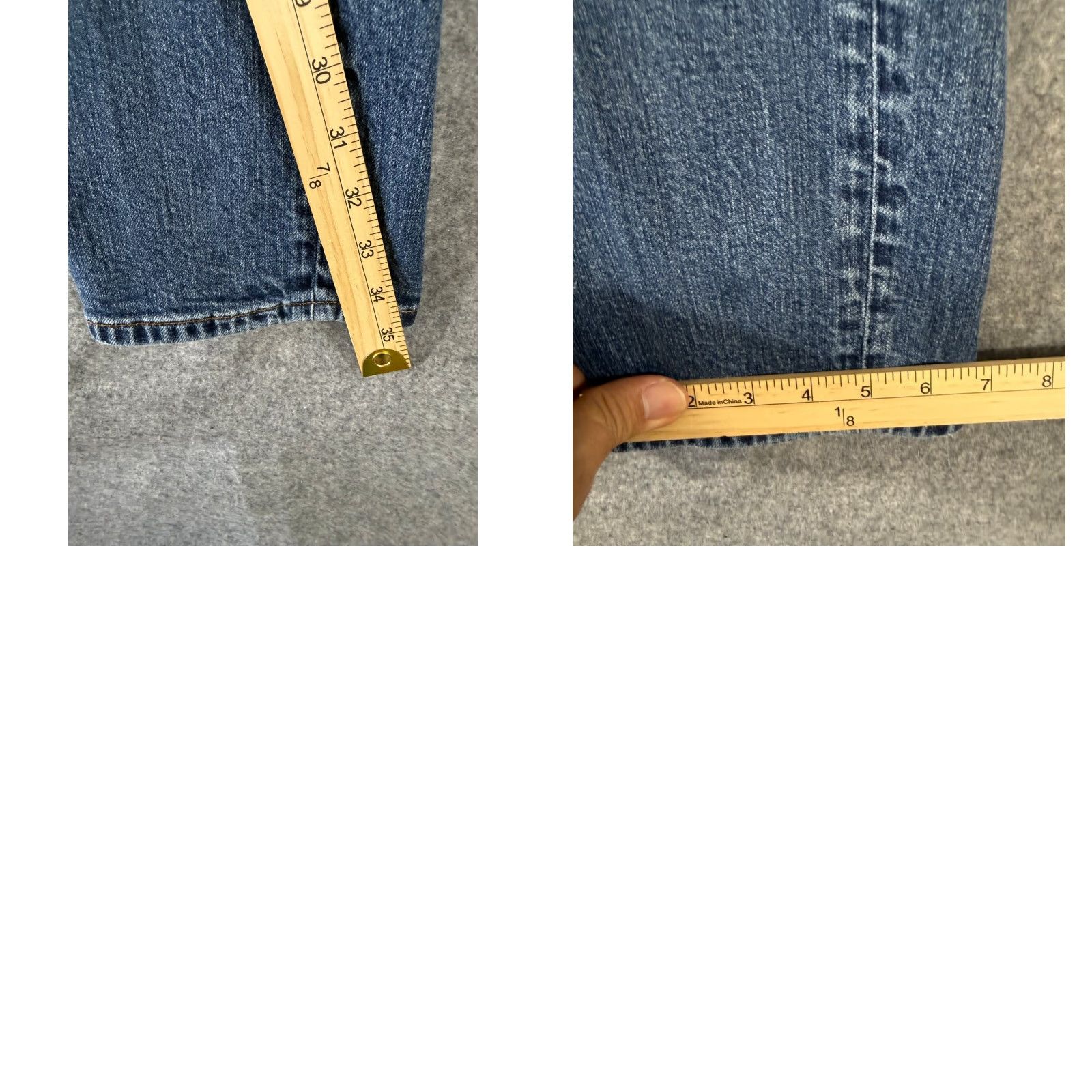 American Eagle Outfitters American Eagle Jeans Mens 32x36 Blue Denim Stretch Slim Straight Flex Whiskering Pockets 5-Pocket Design City Streetwear Y2K Mens Size US 32 / EU 48 - 10 Thumbnail