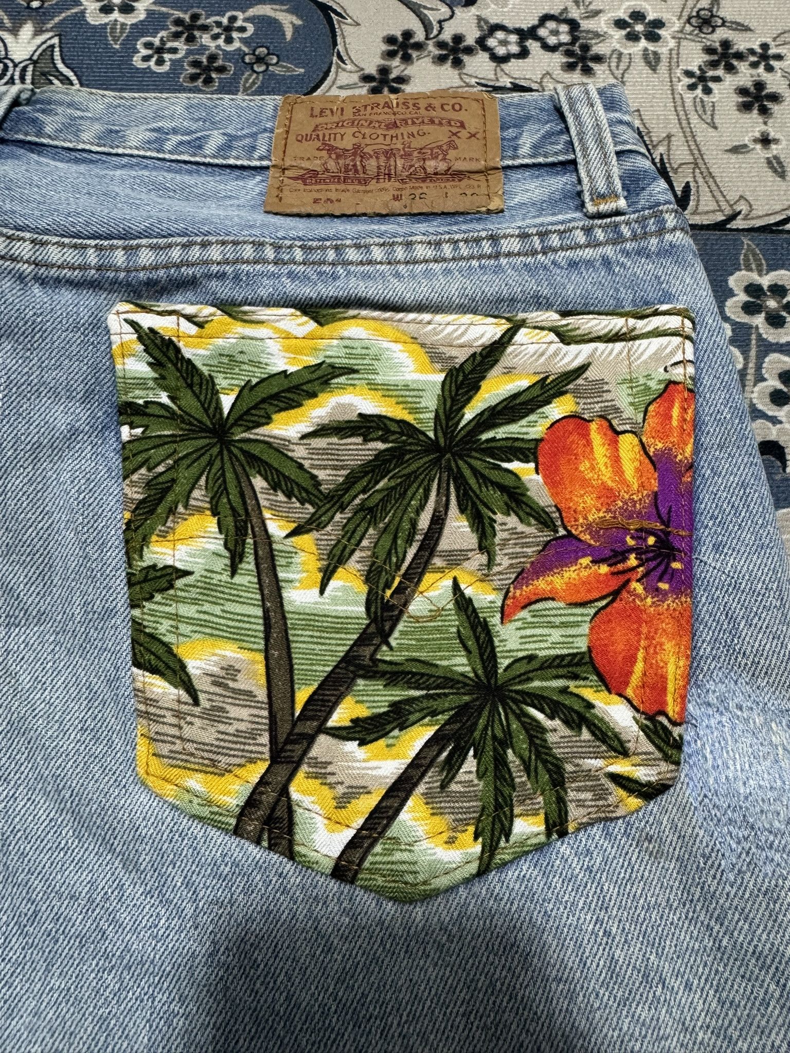 Japanese Brand × Levi's Vintage Levi's 501 Reconstruction Distressed Jeans Kapital Size US 36 / EU 52 - 4 Thumbnail