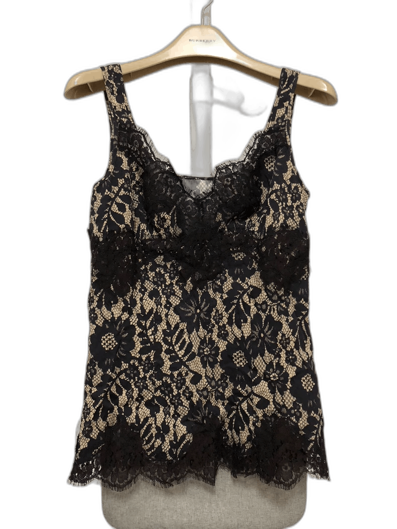 Dolce Gabbana Lace Sleeveless Top