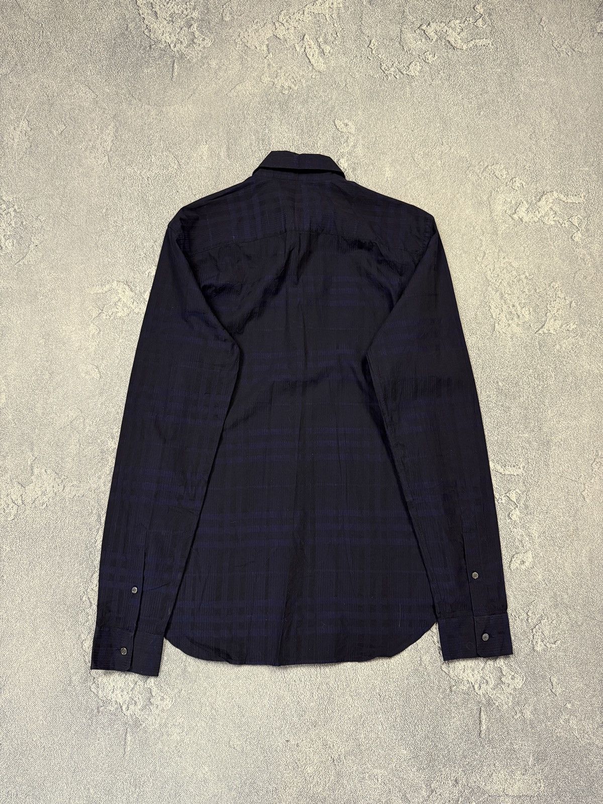 Burberry BURBERRY Shirt Button Up Cotton Nova Check Blue Black Men’s Size US S / EU 44-46 / 1 - 2 Thumbnail