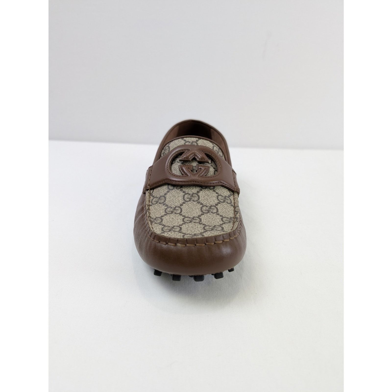 Gucci o1rshd1 Leather Upper and Rubber Loafers in Brown Size US 8.5 / EU 41-42 - 13 Thumbnail