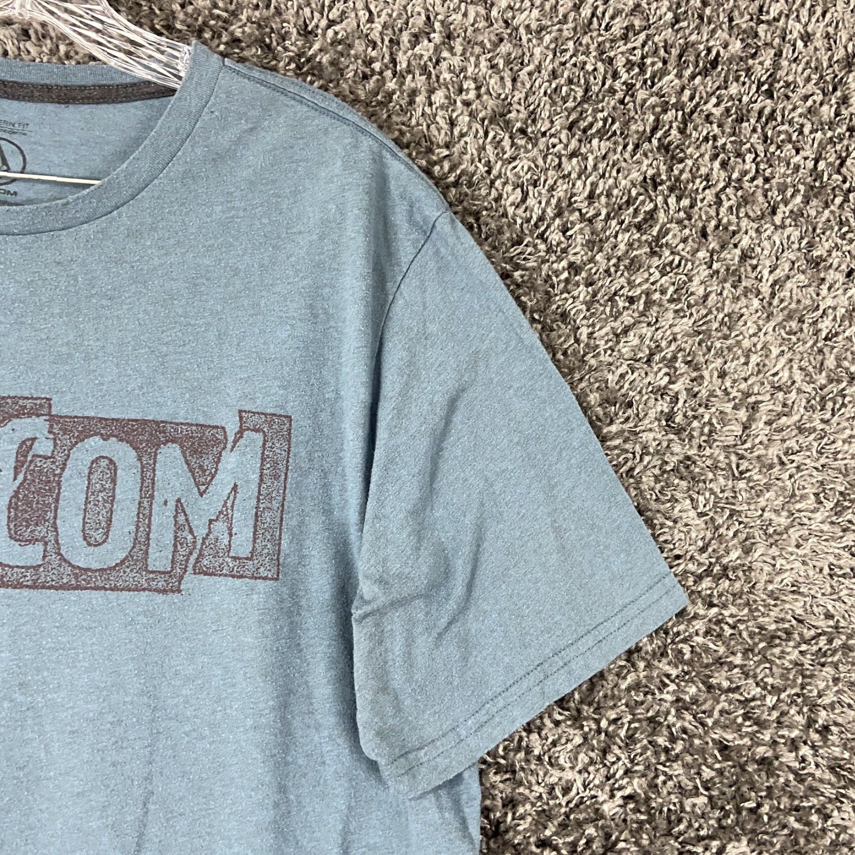 Volcom Volcom Graphic Tee Adult Large Blue Short Sleeve Mens Size US 33 - 3 Thumbnail