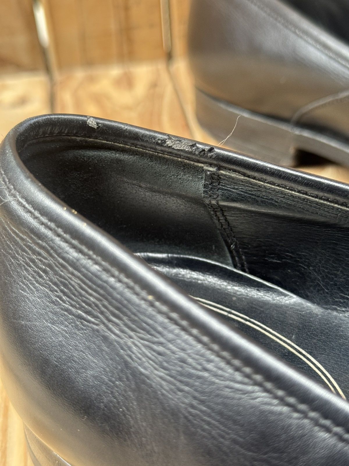 George Cleverley George cleverly black slip on men’s leather loafers US 10 E Size US 10 / EU 43 - 14 Thumbnail