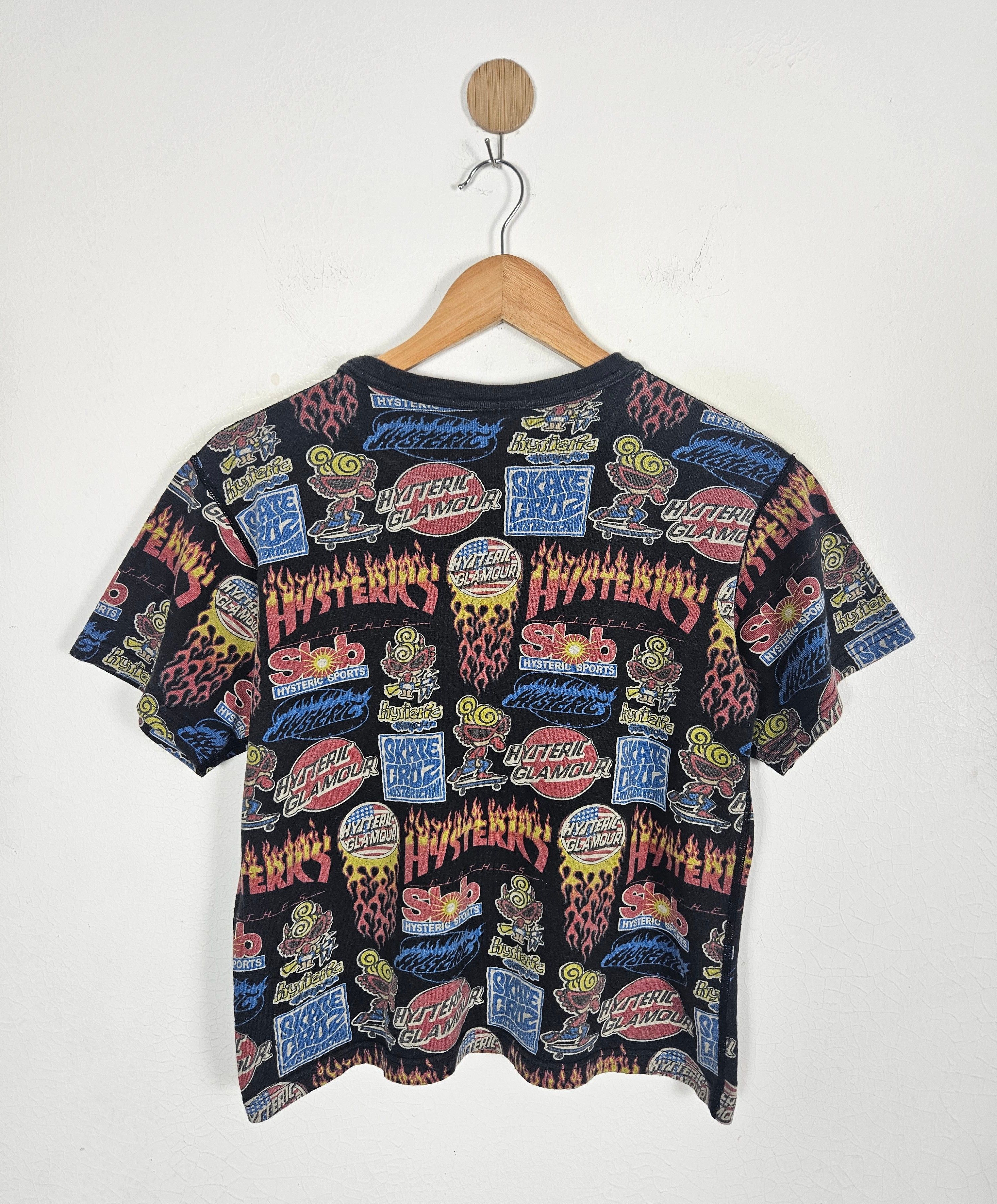 Hysteric Glamour Hysteric Glamour Mini fullprint logo shirt Size US S / EU 44-46 / 1 - 3 Thumbnail