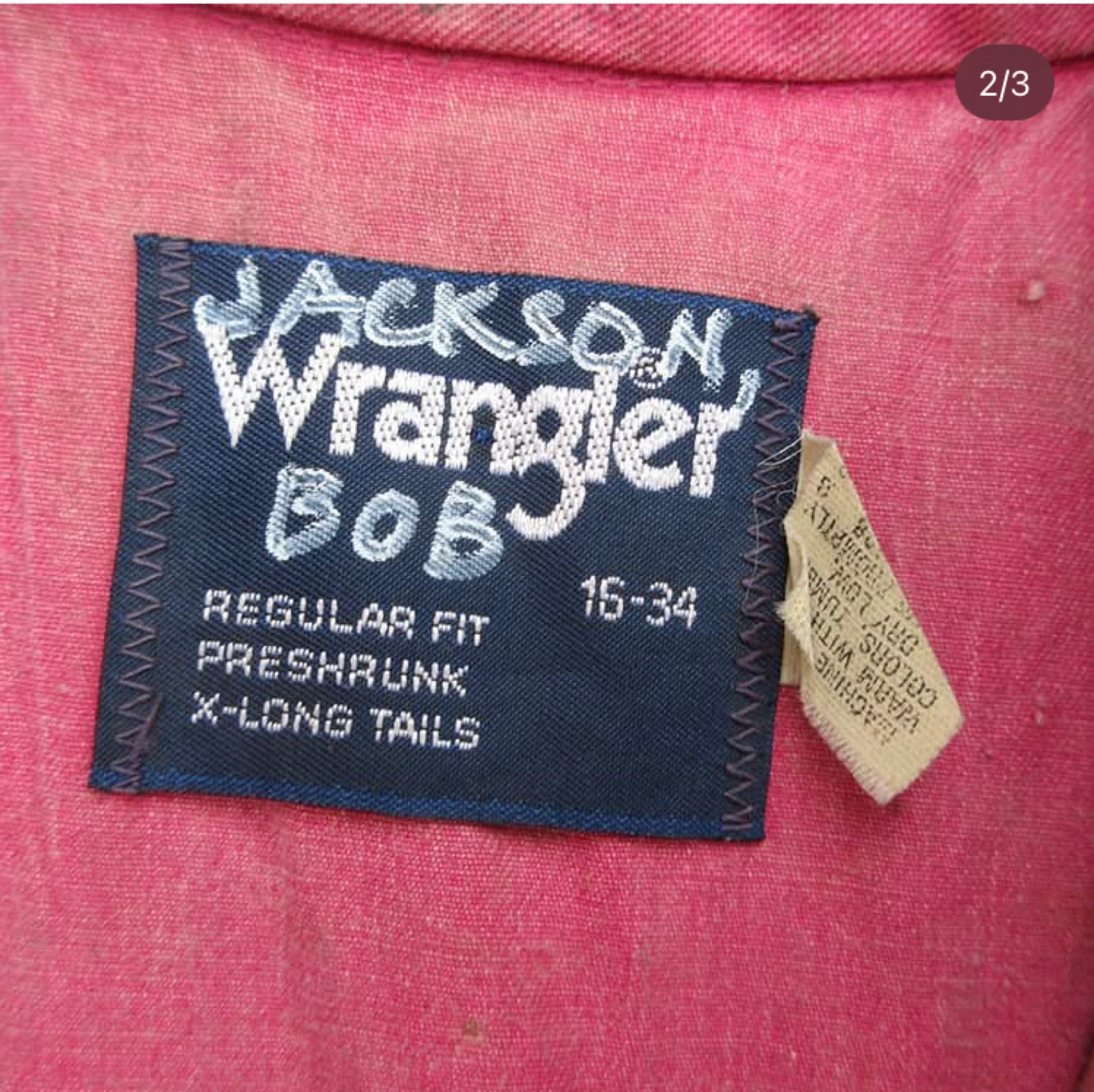 Wrangler Old Wrangler shirt Regular Fit Preshrunk X-long tails Size US L / EU 52-54 / 3 - 3 Thumbnail