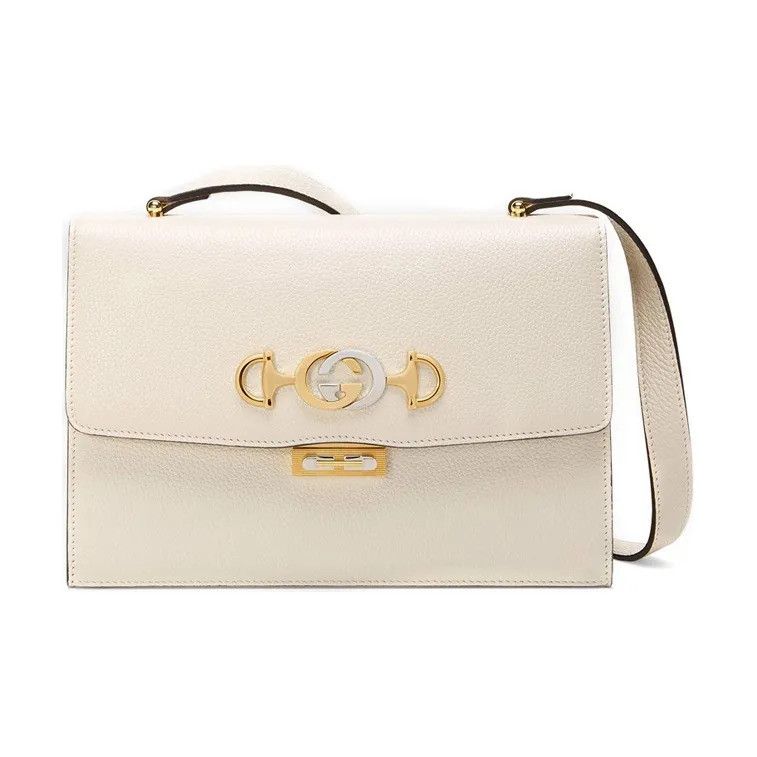 Gucci Zumi Grained Leather Shoulder Bag Crossbody Bag Small, Women's