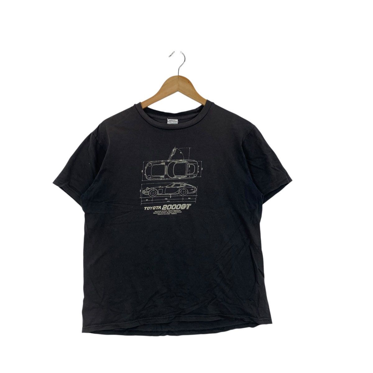 Other TOYOTA JAPAN DOHC 2000GT Racing Team Thrashed Tee Shirt Size US L / EU 52-54 / 3 - 4 Thumbnail