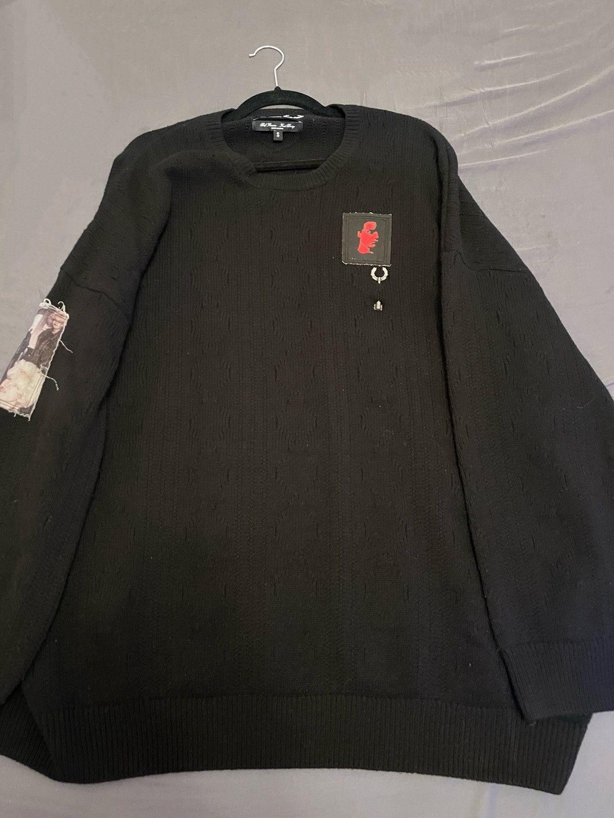 Fred Perry × Raf Simons raf simons fred perry patchwork knit sweater Size US S / EU 44-46 / 1 - 1 Thumbnail