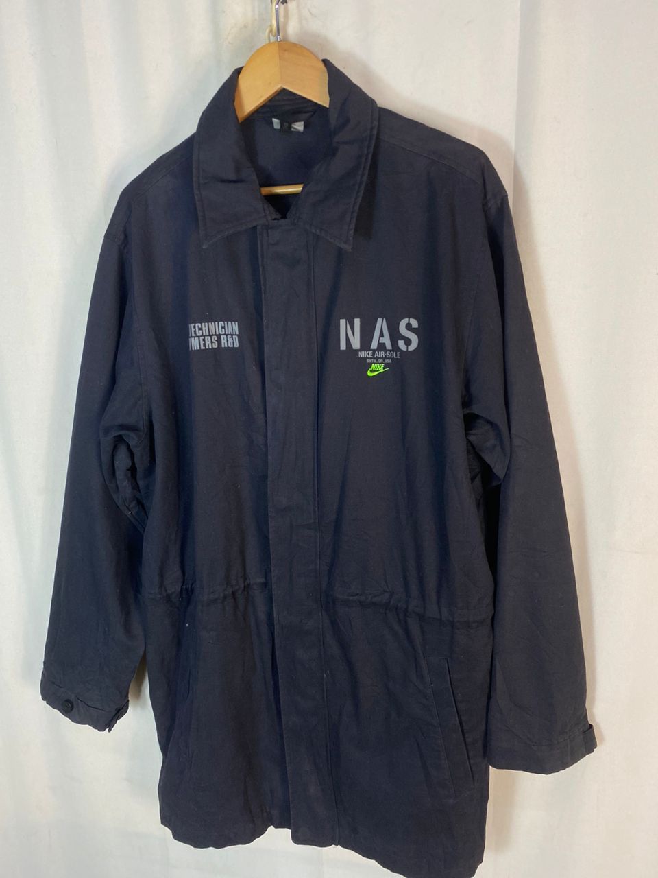Nas × Nike Nas nike air-sole parka zipper jacket Size US L / EU 52-54 / 3 - 2 Thumbnail
