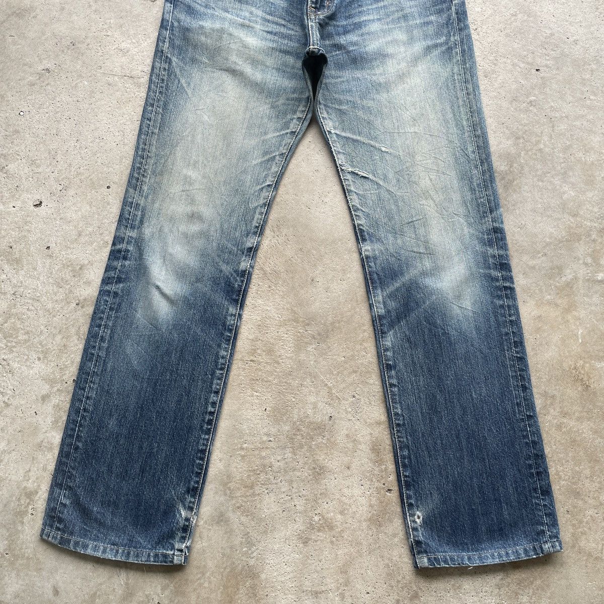Japanese Brand × Jean × Vintage W32💥 Vintage Japanese StoneWash Jeans Faded Denim Pants Size US 32 / EU 48 - 4 Thumbnail
