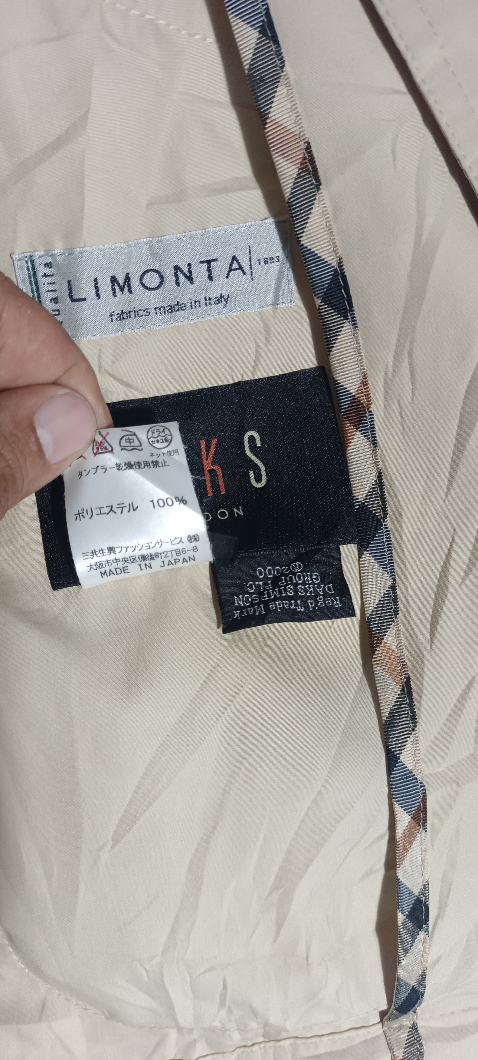 DAKS × Japanese Brand × Vintage Vintage Darks London LIMONTA italy Size US M / EU 48-50 / 2 - 9 Thumbnail