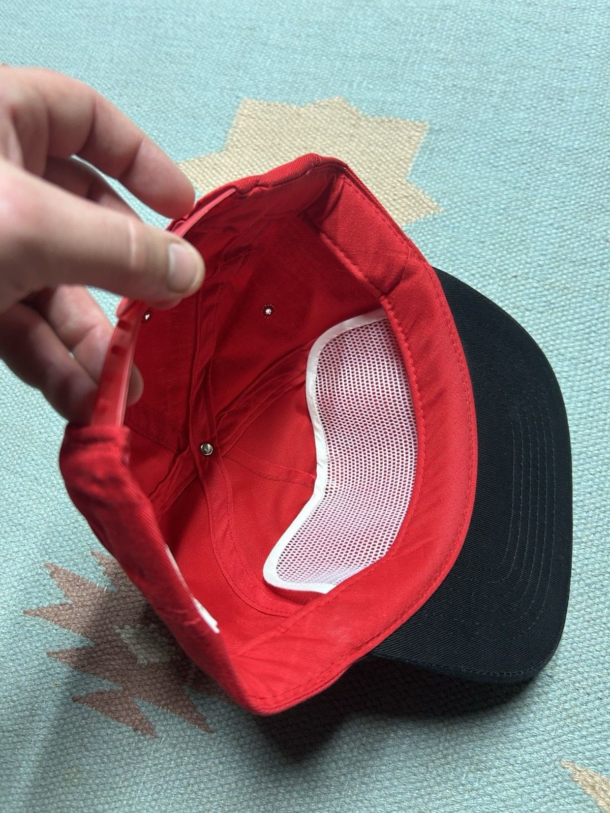 Vintage Vtg 90s hat Kendall racing Kyle petty motor oil nascar 1995 Size ONE SIZE - 6 Thumbnail