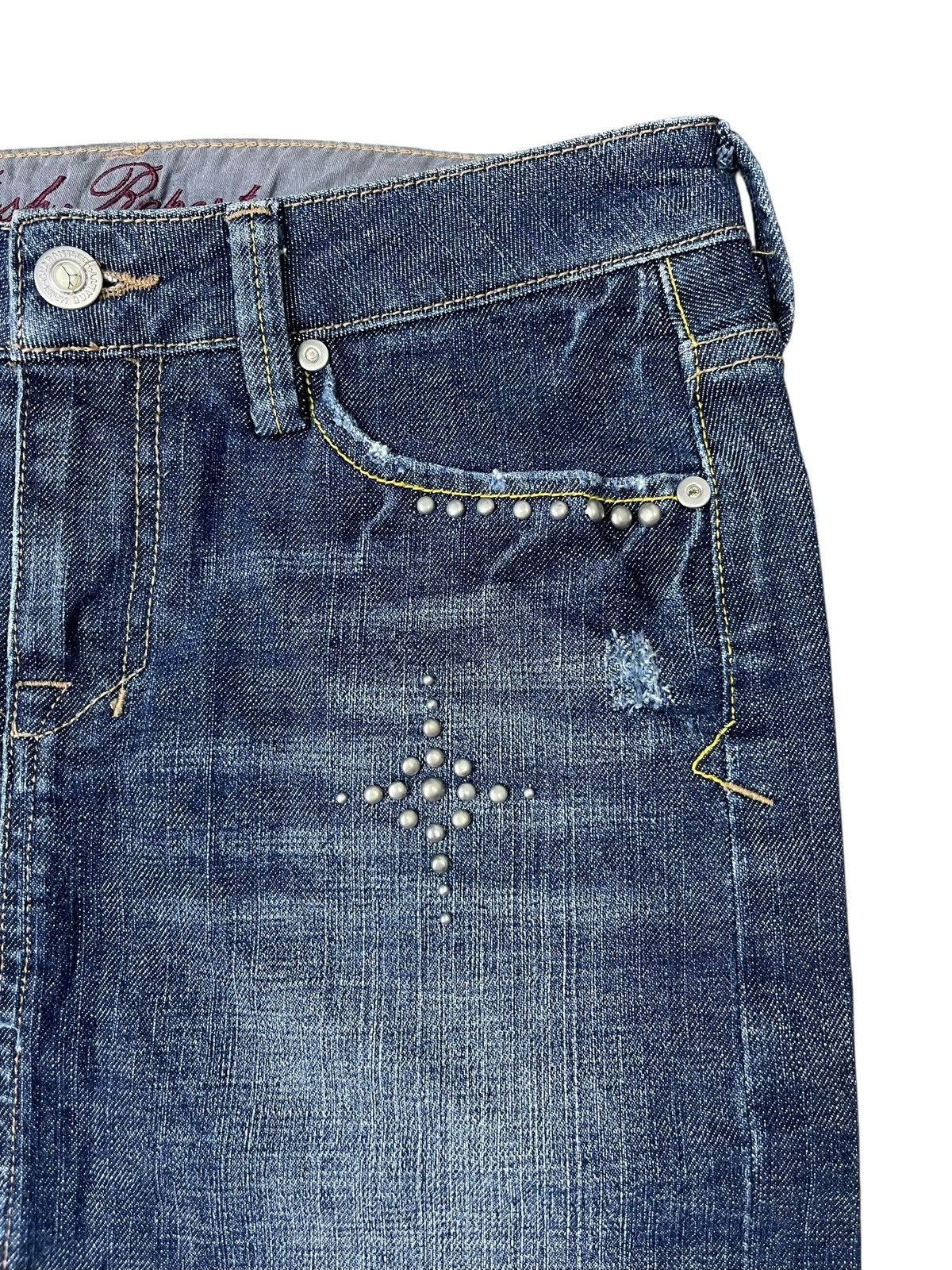 Japanese Brand Vintage Flash Report Mini Skirt Streetwear Size 29" - 4 Thumbnail