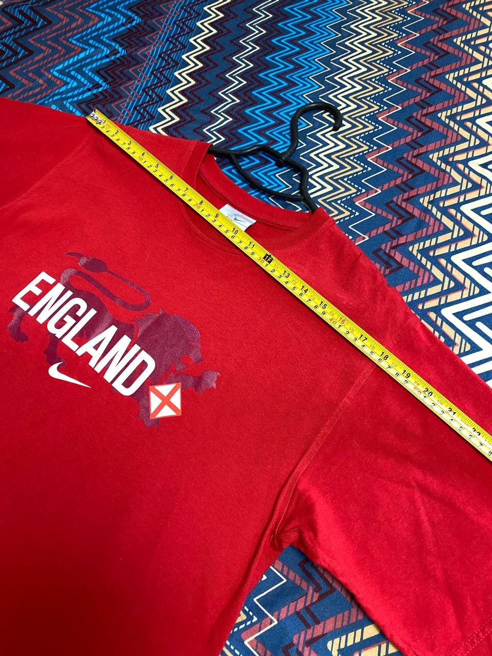 Nike × Vintage Rare Vintage T-Shirt Nike Centr Logo Small Swoosh. Size US M / EU 48-50 / 2 - 11 Thumbnail