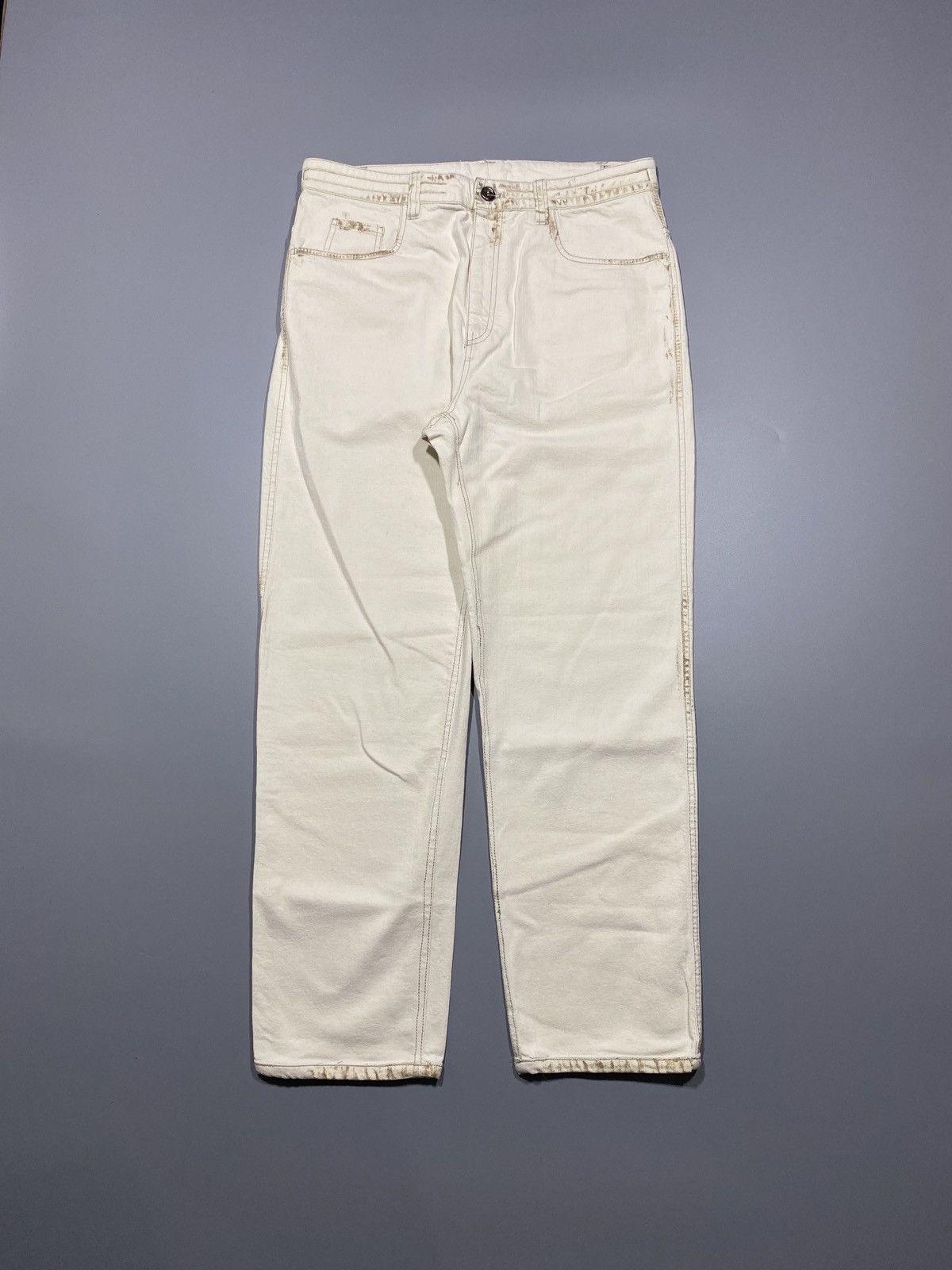 Brunello Cucinelli Dirty White Jeans Size US 32 / EU 48 - 1 Thumbnail