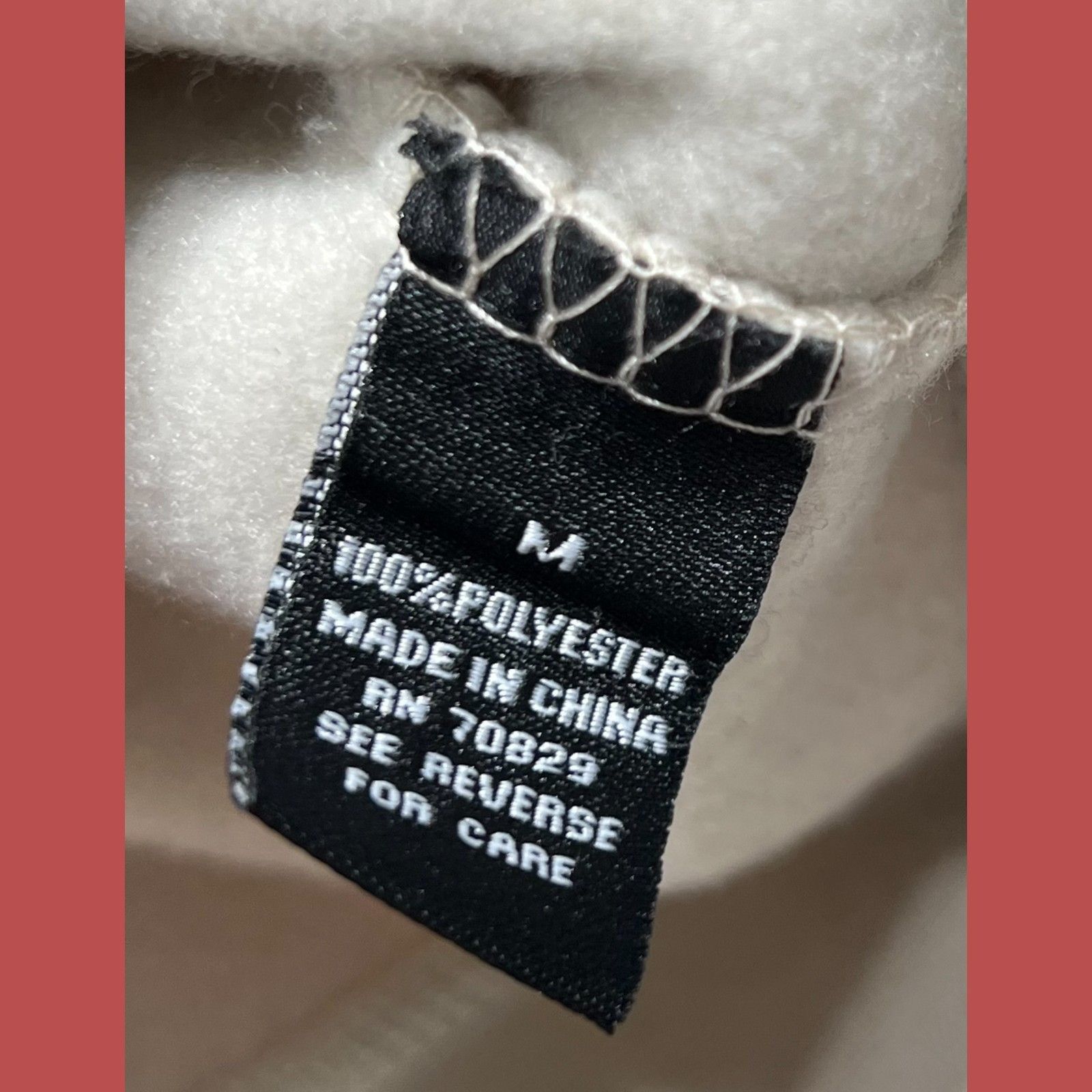 rue21 Rue 21 - Men's Long Sleeve Hooded Sweatshirt - Beige - Mediu Size US M / EU 48-50 / 2 - 9 Thumbnail